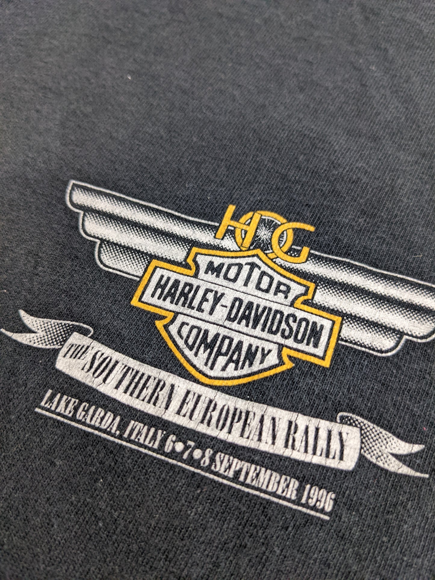 90s Harley Davidson T-Shirt Black XL/XXL