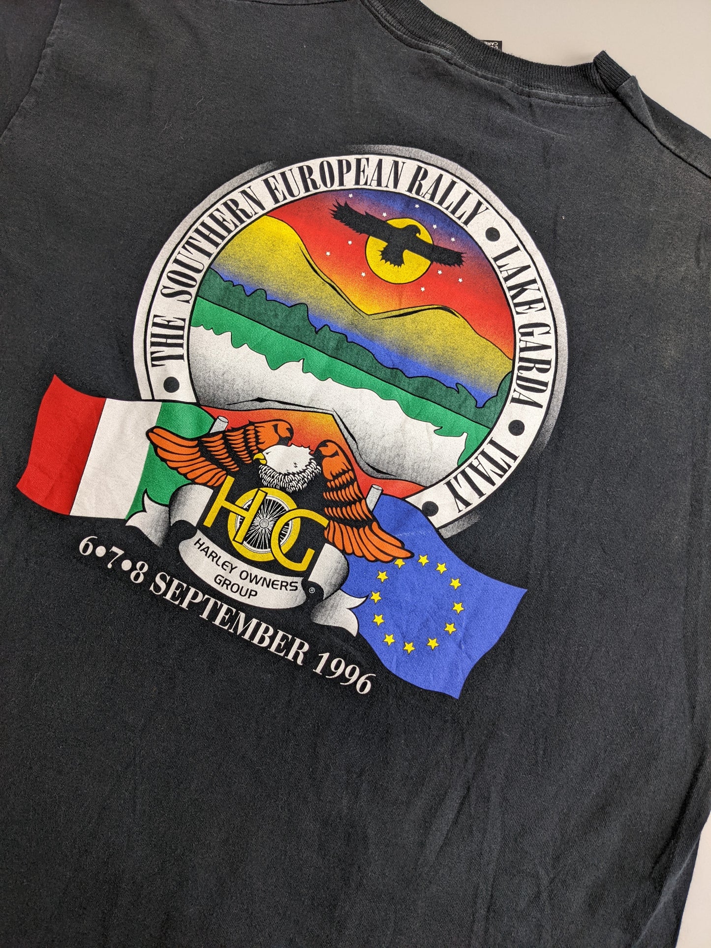 90s Harley Davidson T-Shirt Black XL/XXL