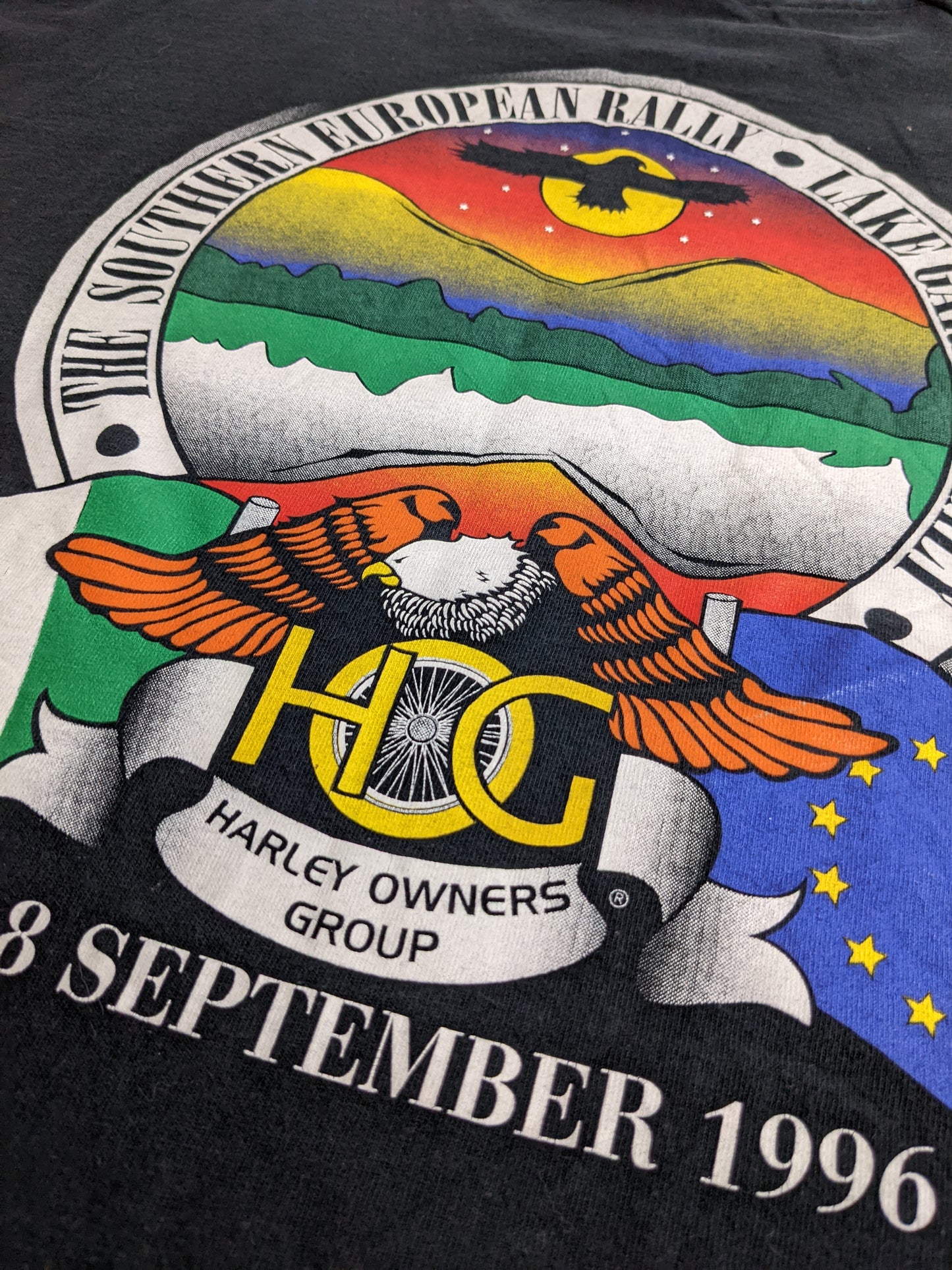 90s Harley Davidson T-Shirt Black XL/XXL