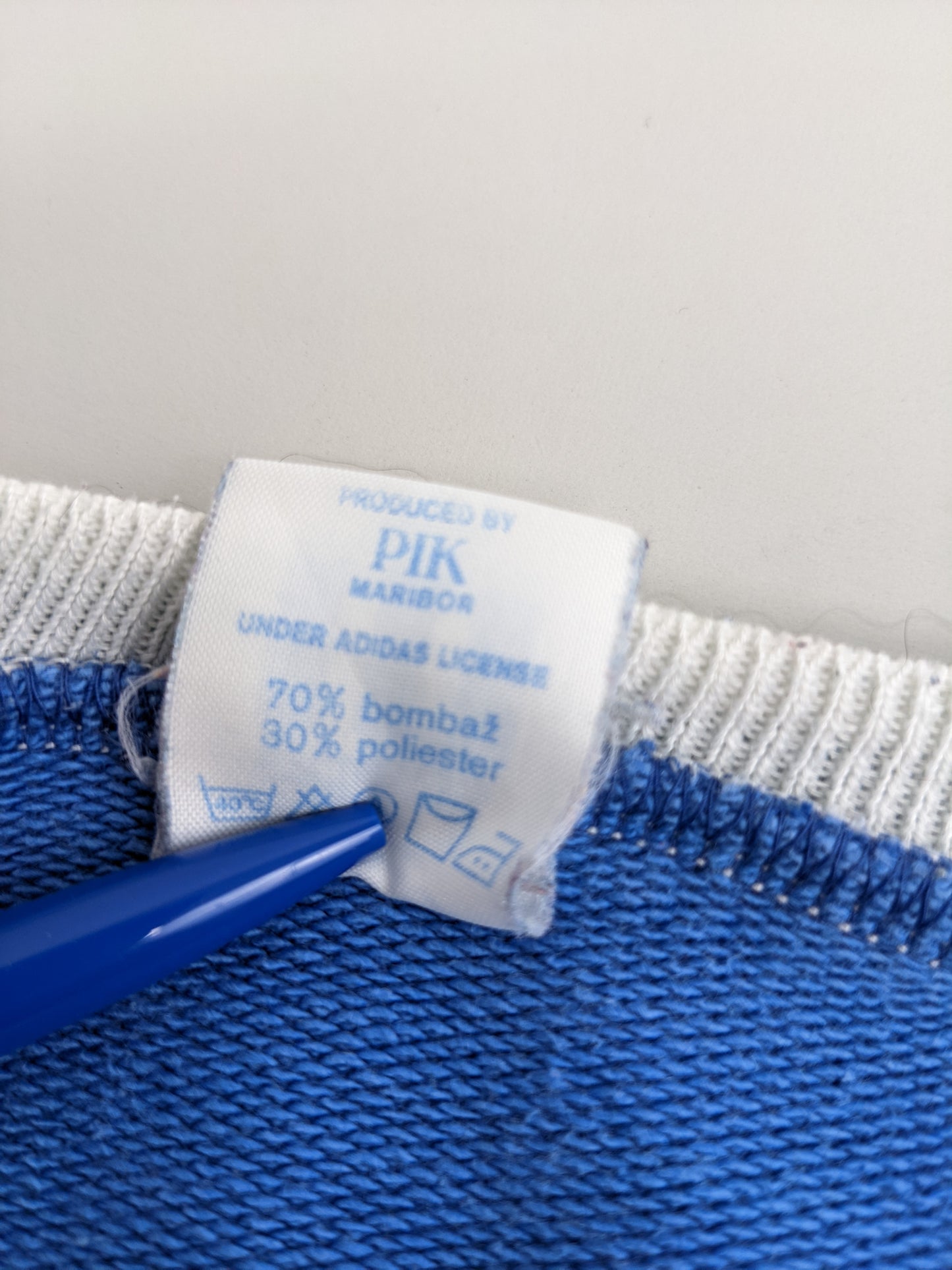 90s Adidas Sweatshirt Blue XL