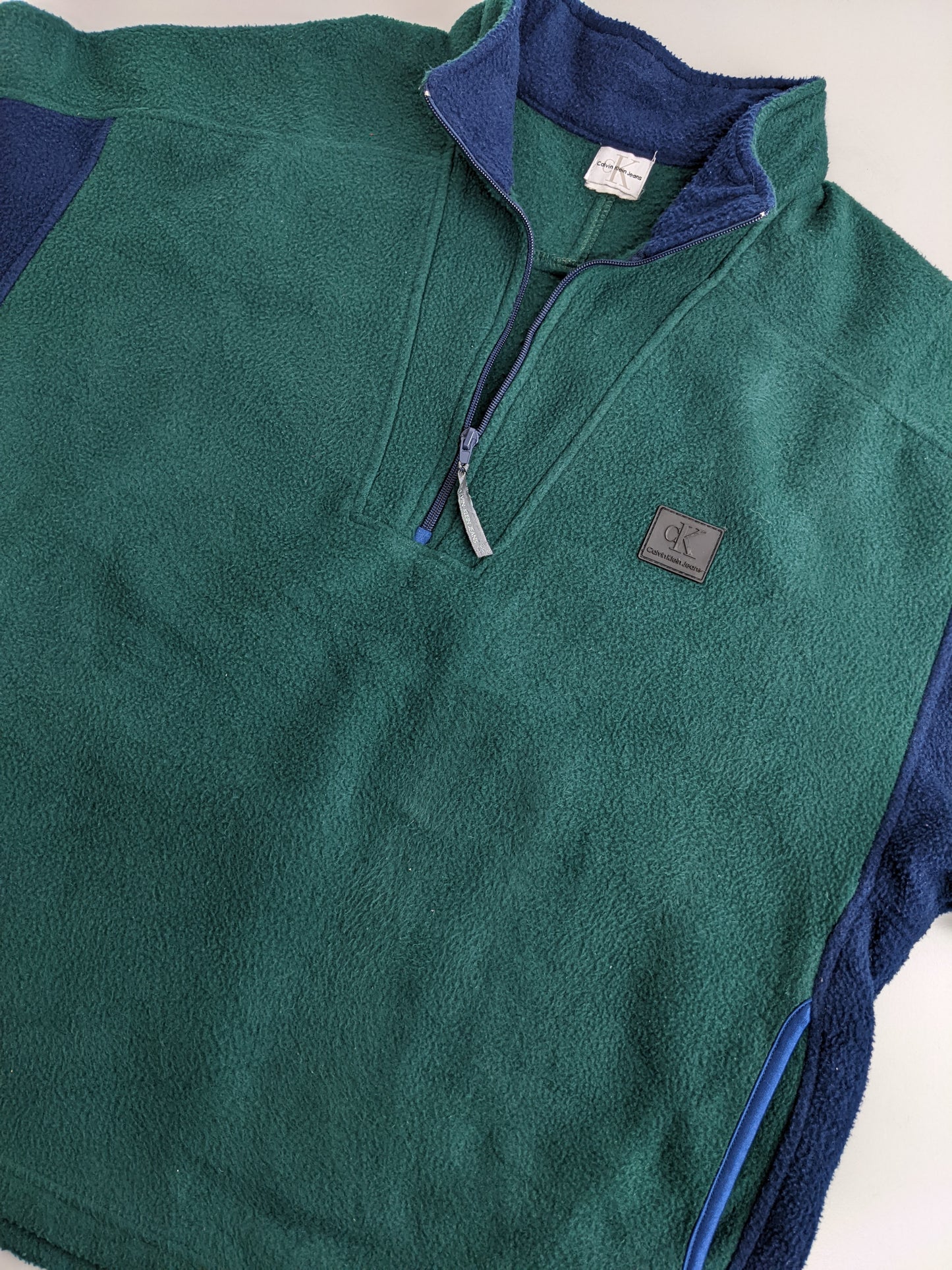 00s Calvin Klein Fleece Green L/XL
