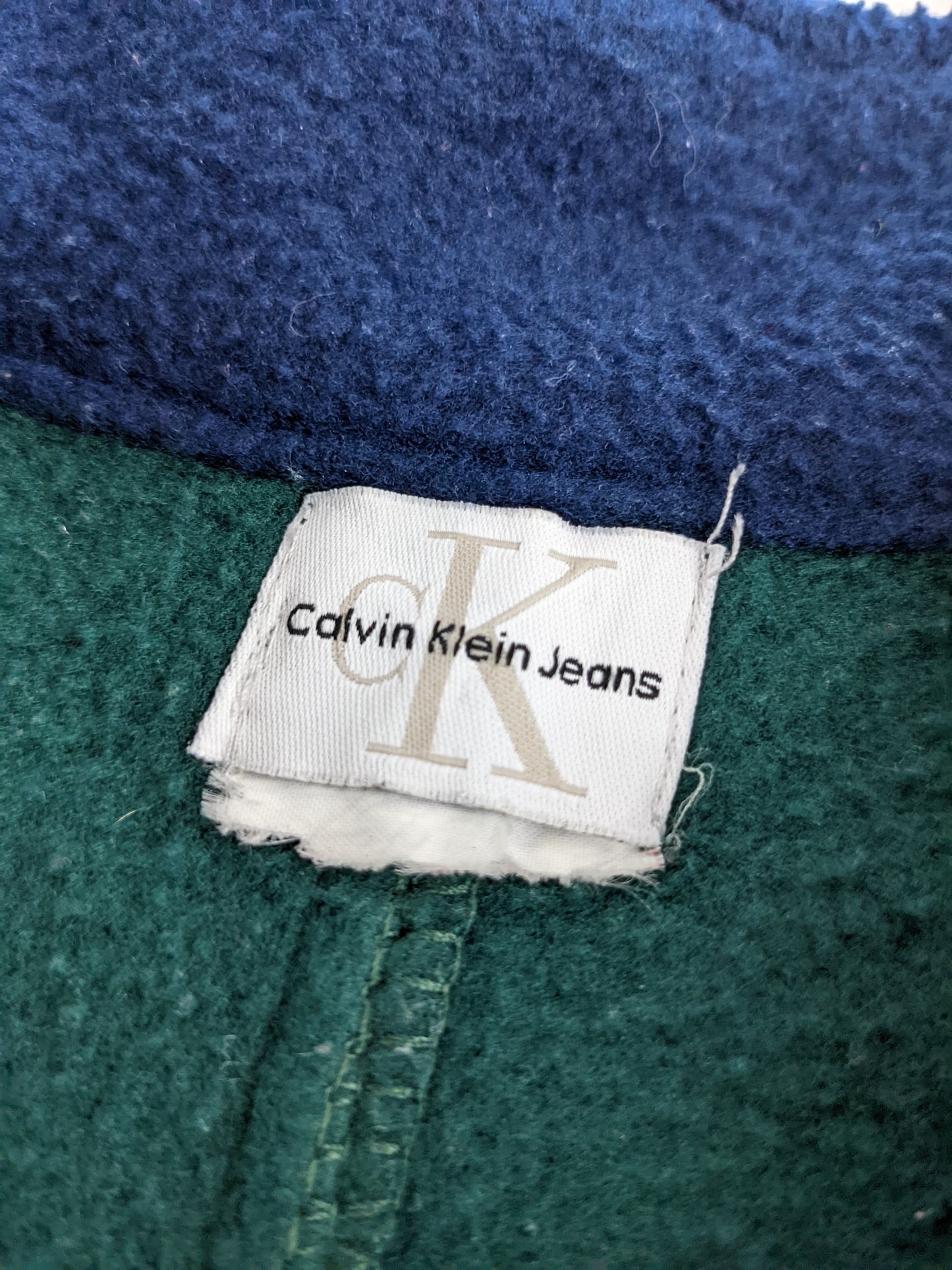 00s Calvin Klein Fleece Green L/XL