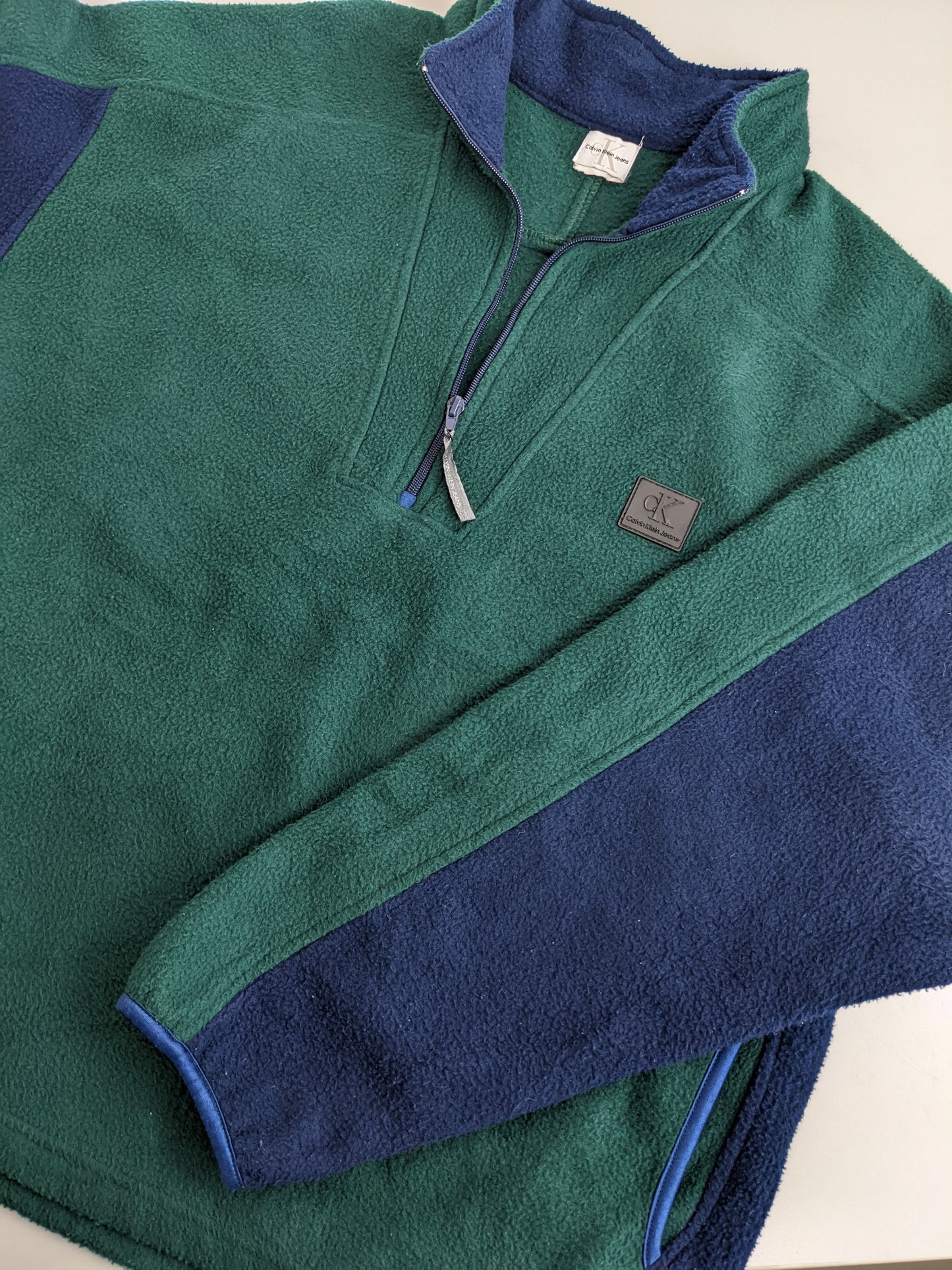 00s Calvin Klein Fleece Green L/XL