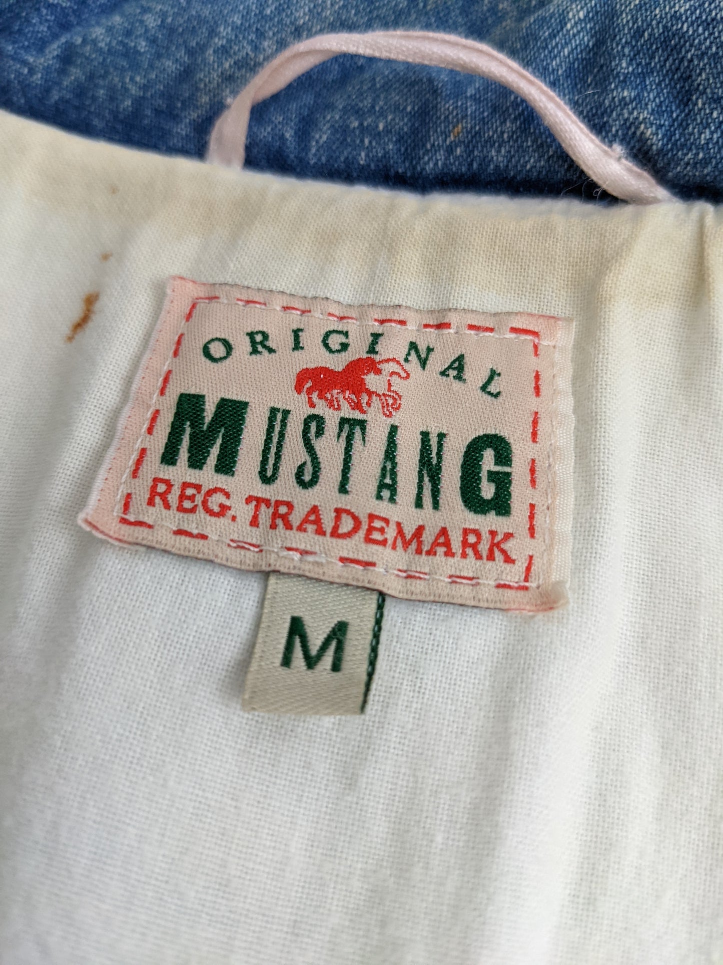 90s Mustang Jeans Jacket Blue M