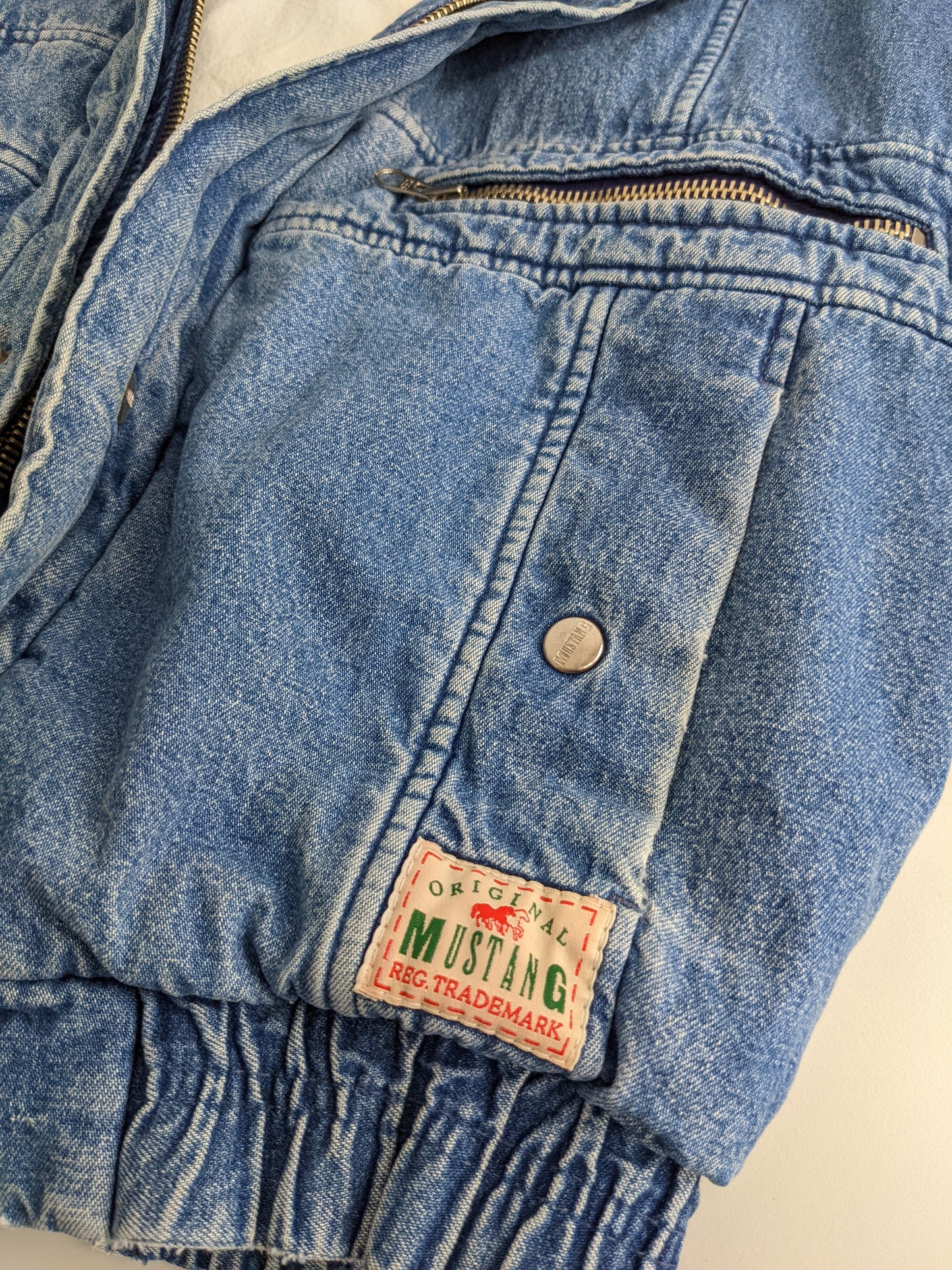 90s Mustang Jeans Jacket Blue M