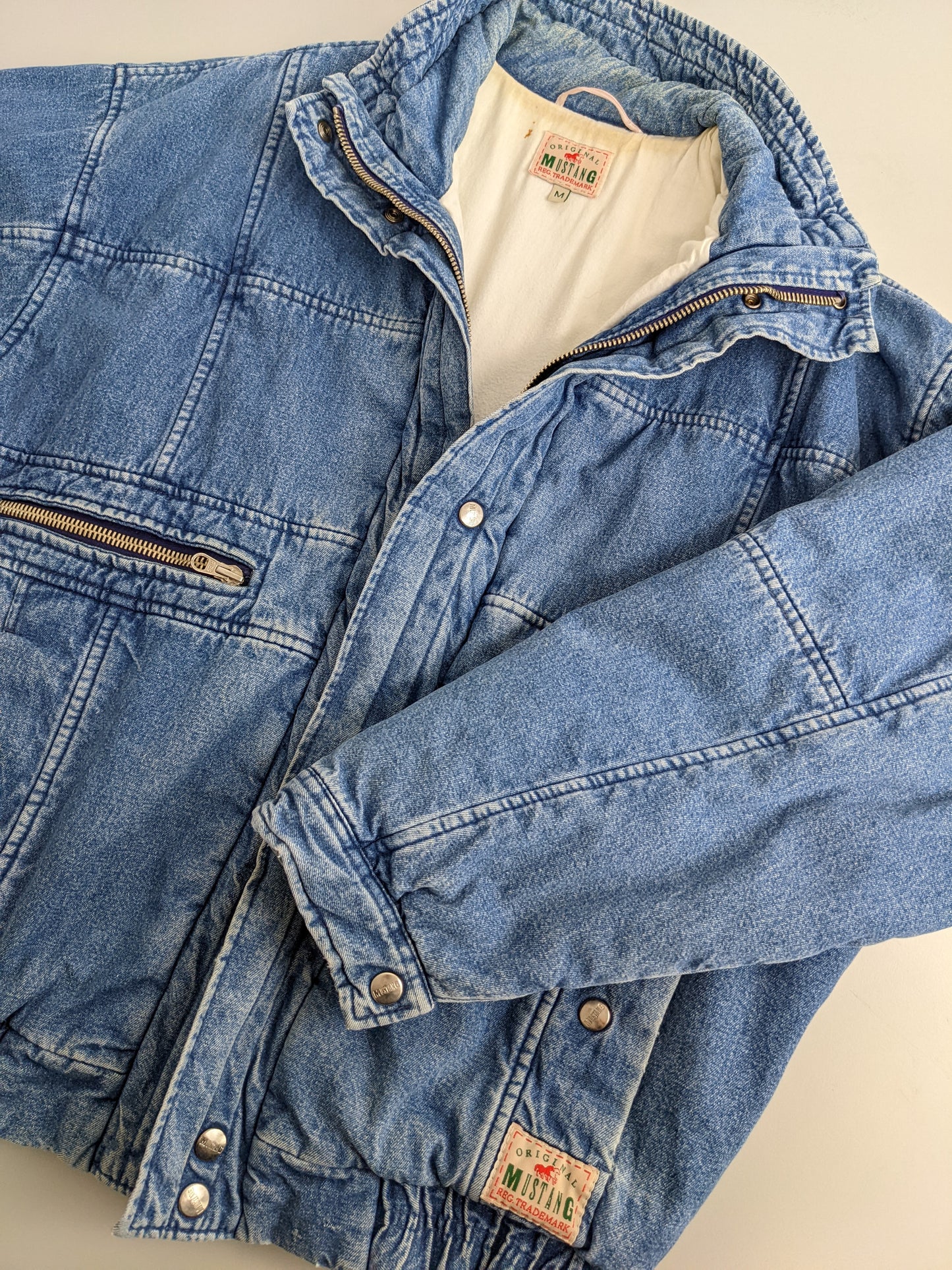 90s Mustang Jeans Jacket Blue M