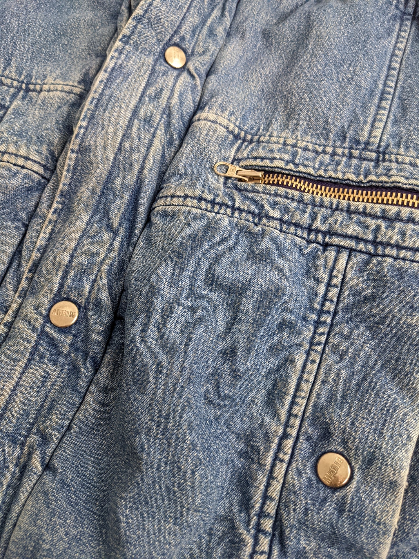 90s Mustang Jeans Jacket Blue M