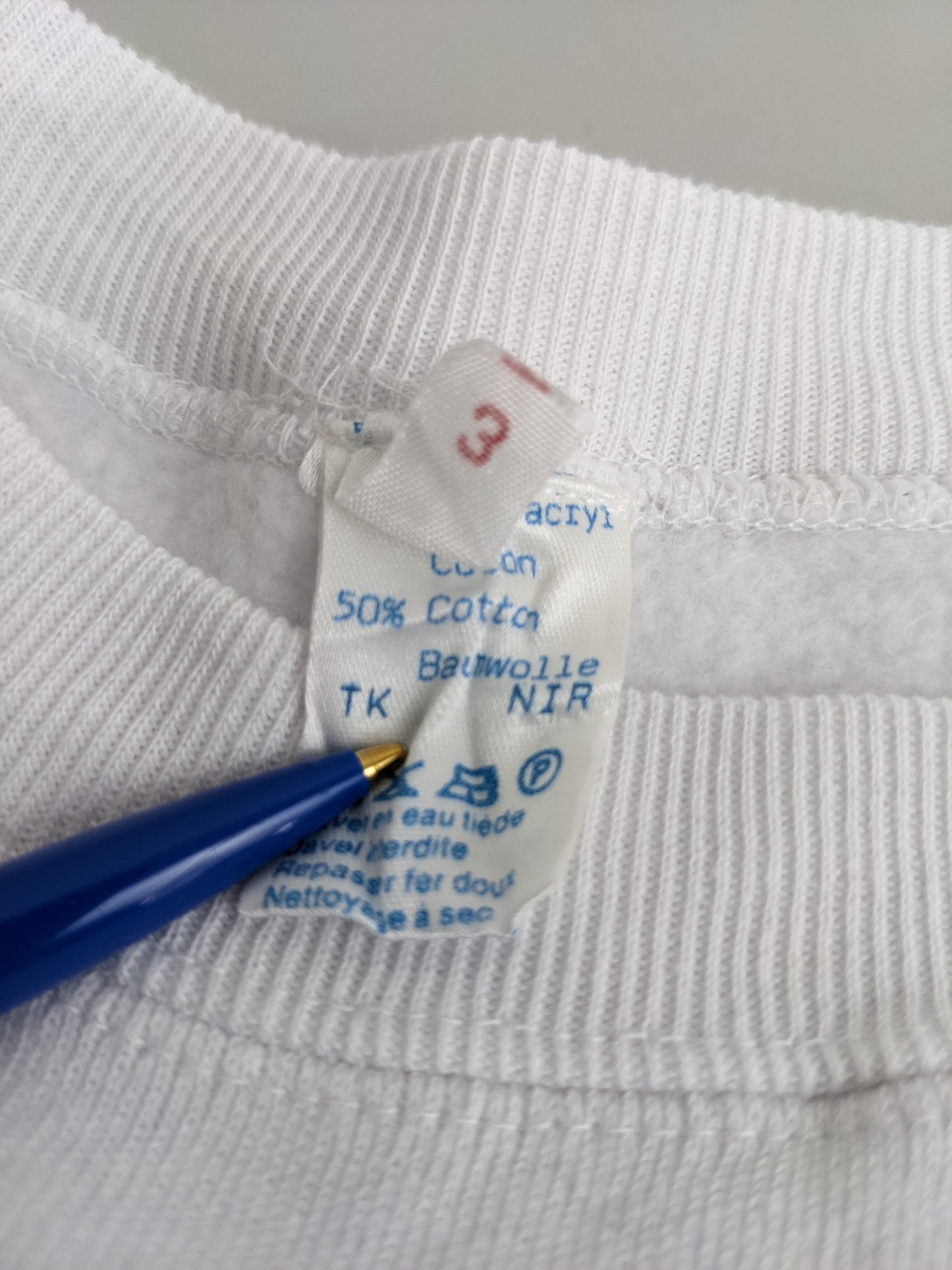 80s Unbranded Alaska Sweatshirt White L