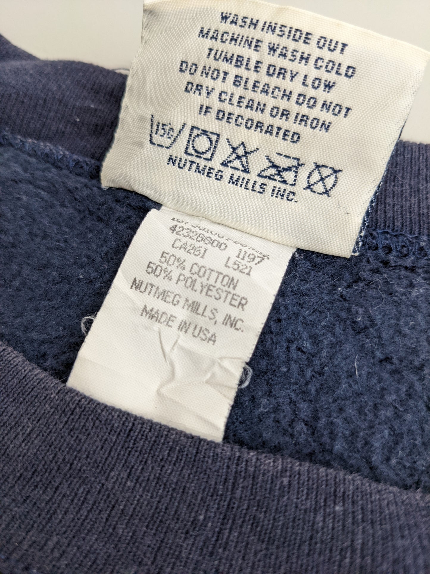 90s Lee Sport Michigan Wolverines NCAA Navy