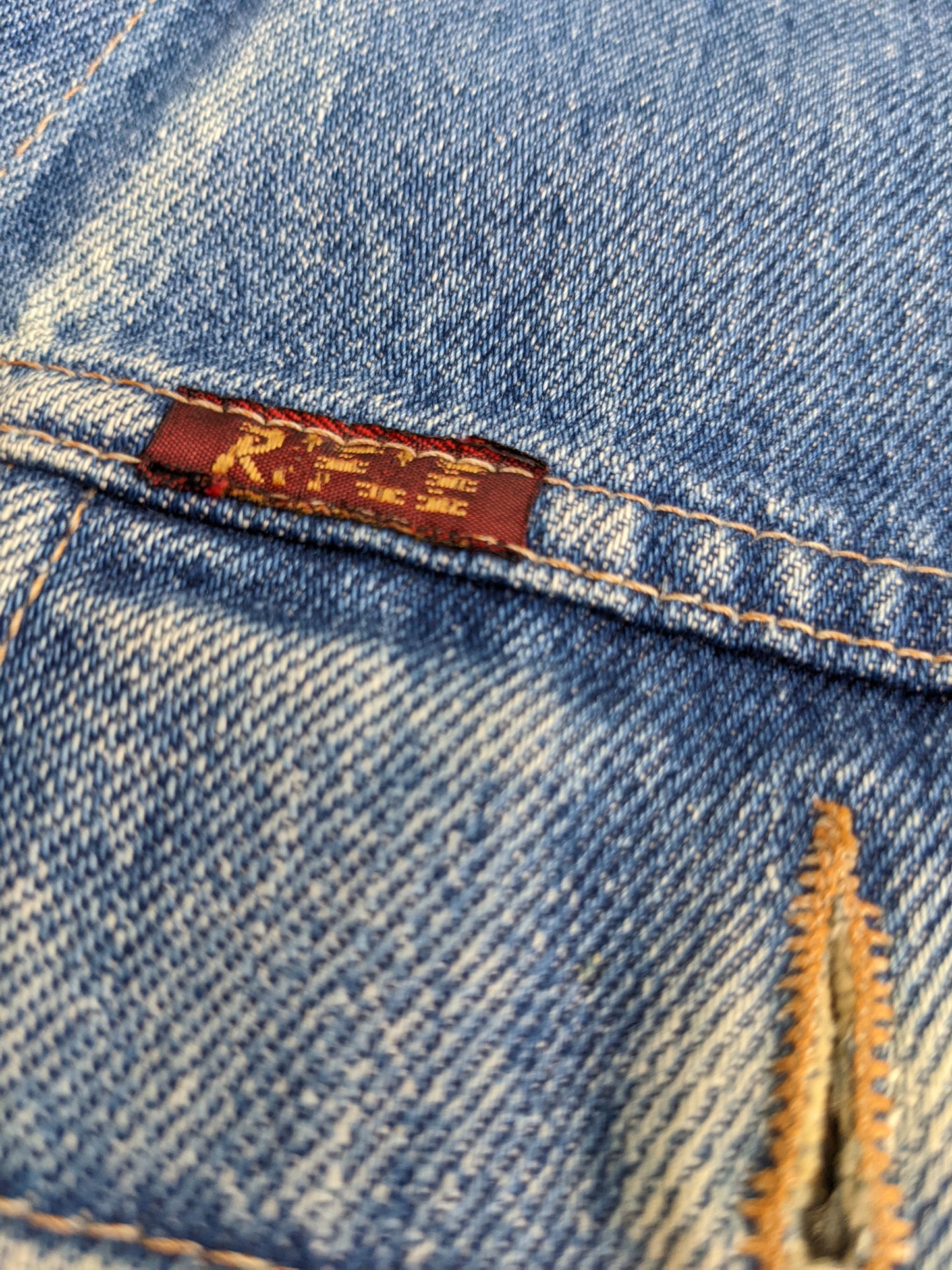 90s Rifle Jeans Jacket Blue L