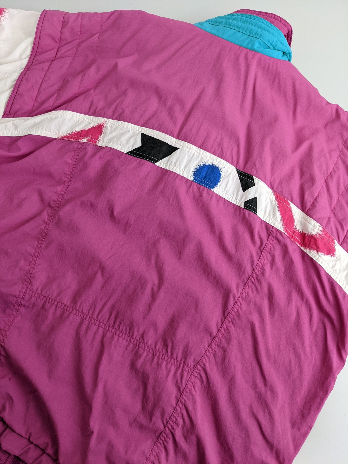 90s Adidas Jacket Pink White L