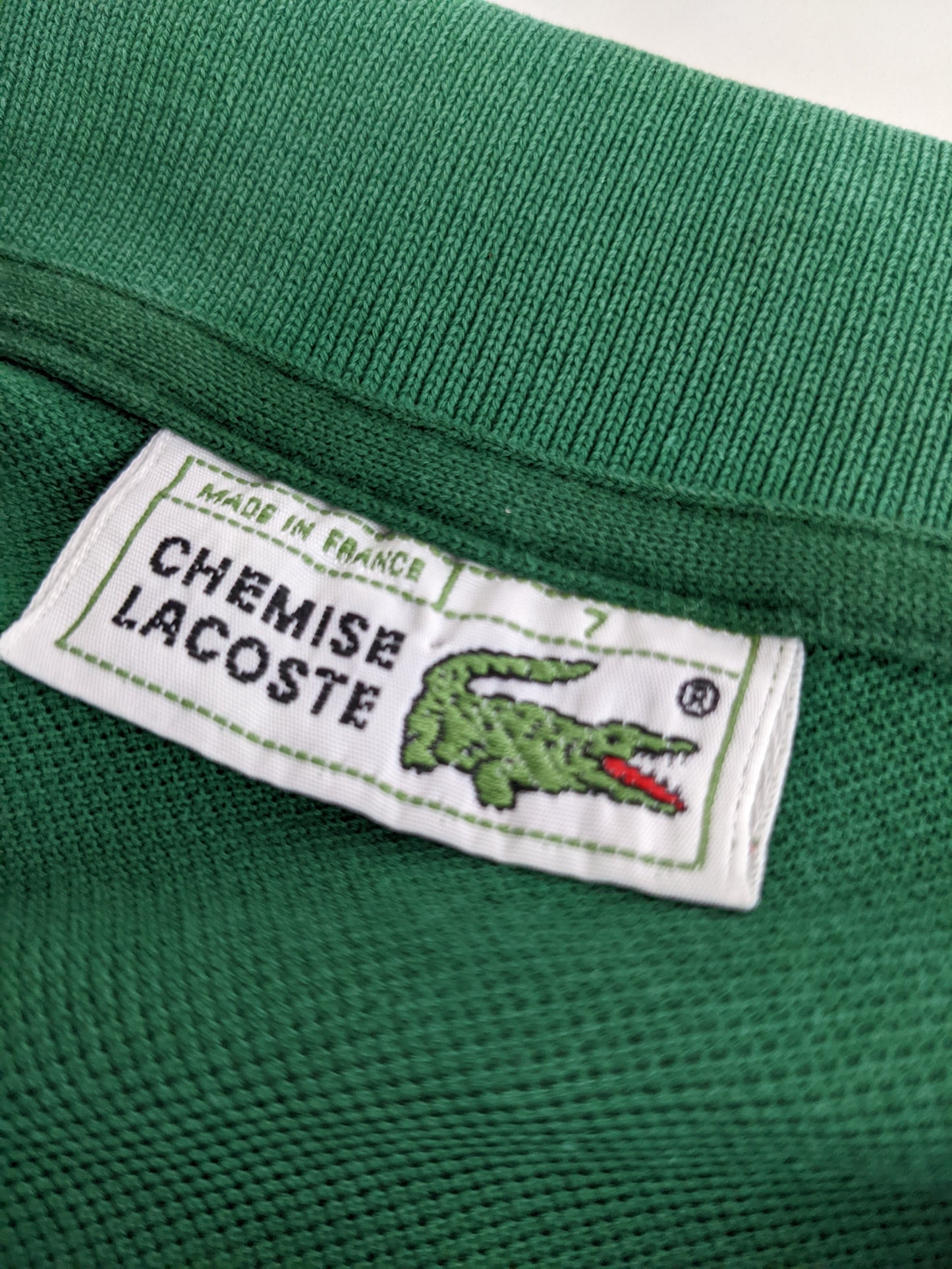 90s Lacoste Polo Green M