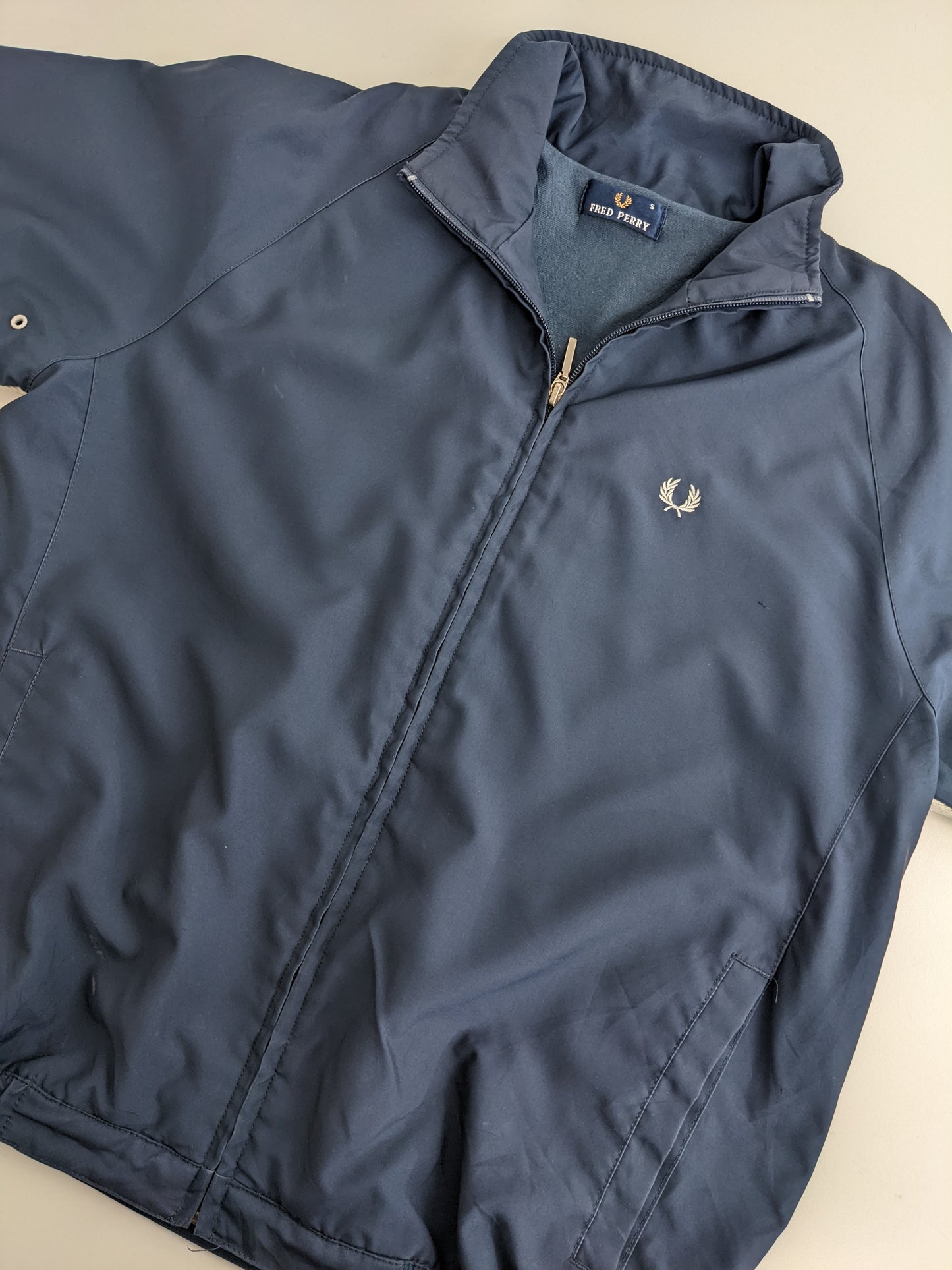 00s Fred Perry Harrington Jacket Navy S