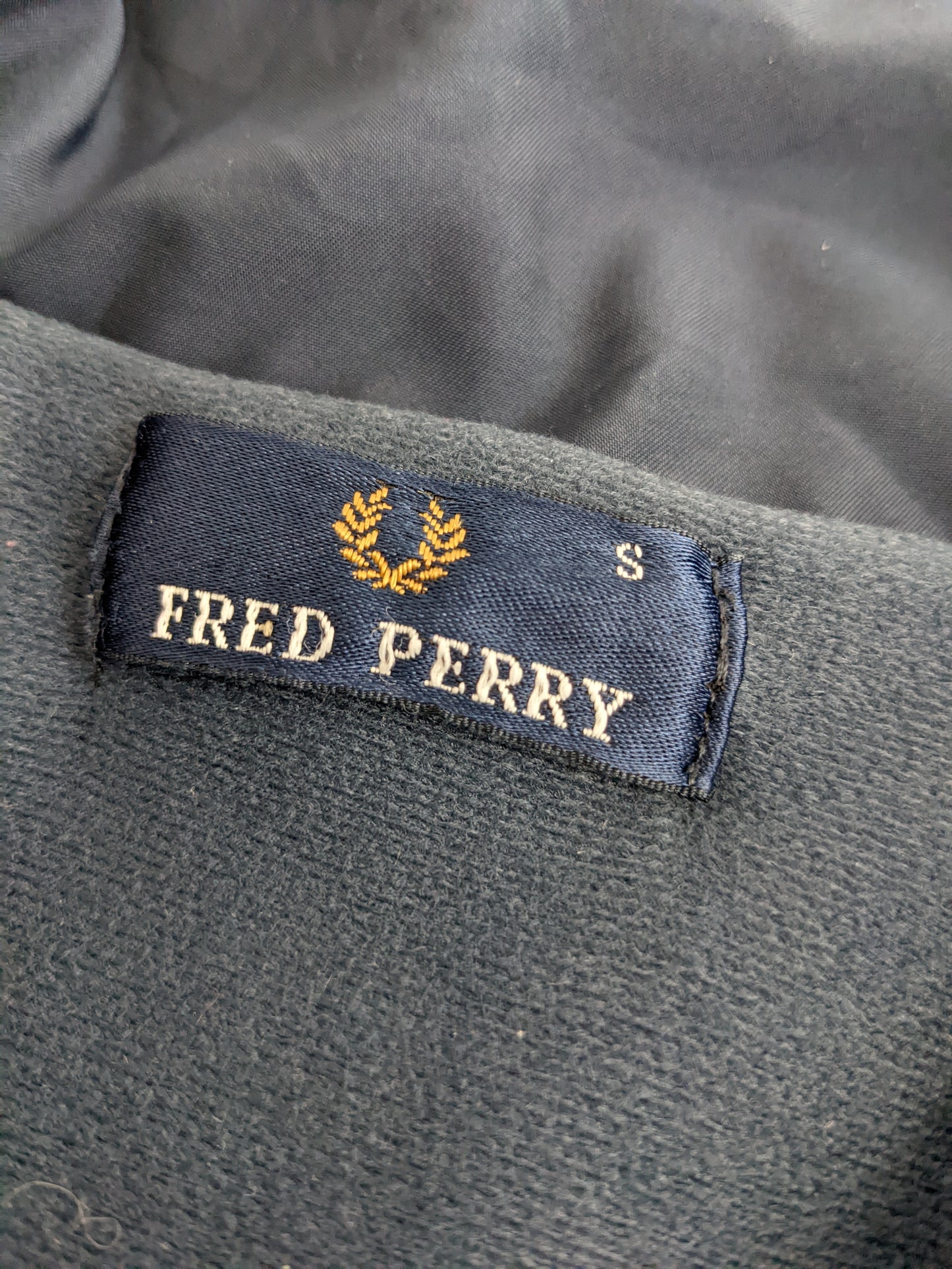 00s Fred Perry Harrington Jacket Navy S