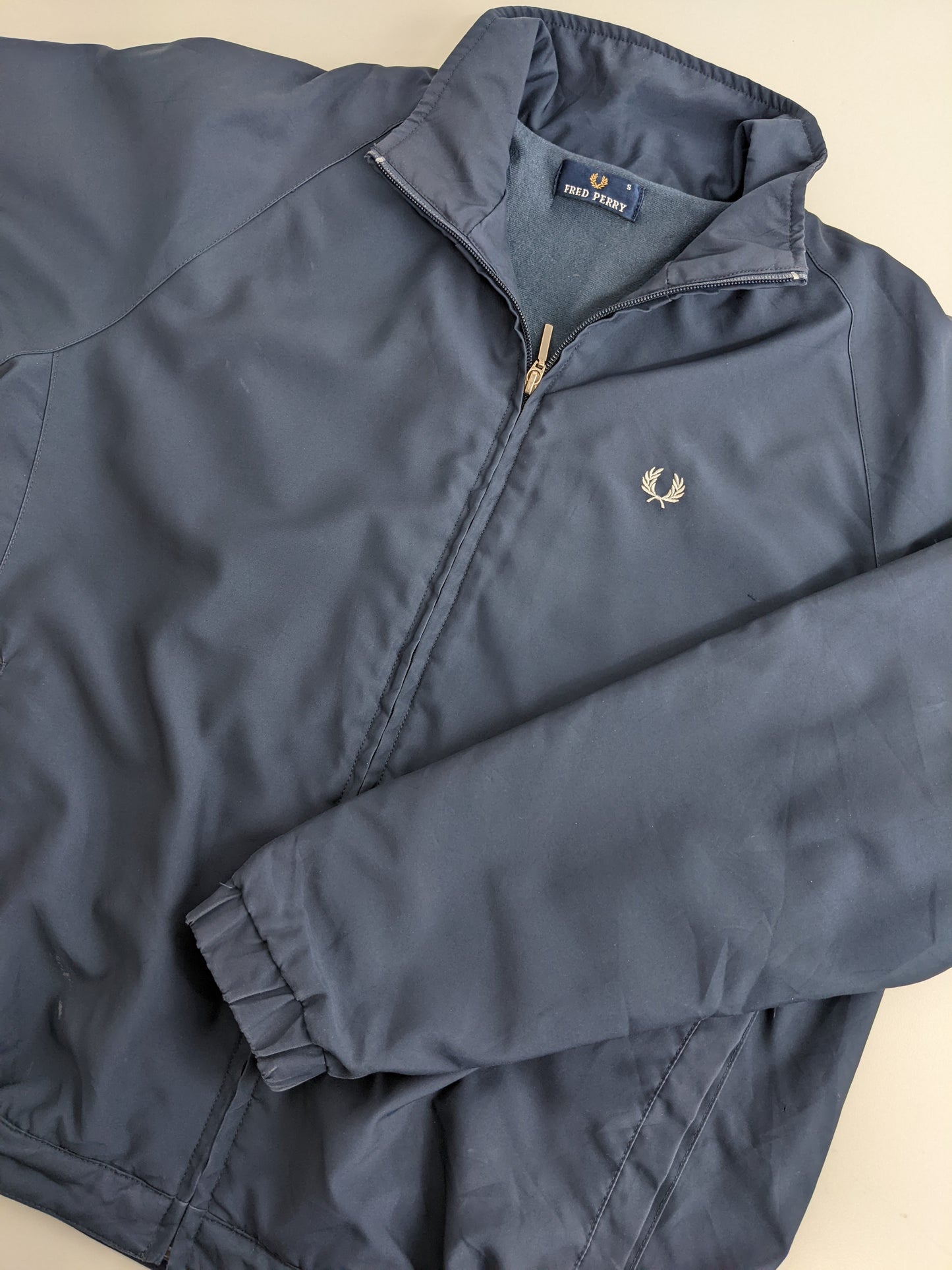 00s Fred Perry Harrington Jacket Navy S