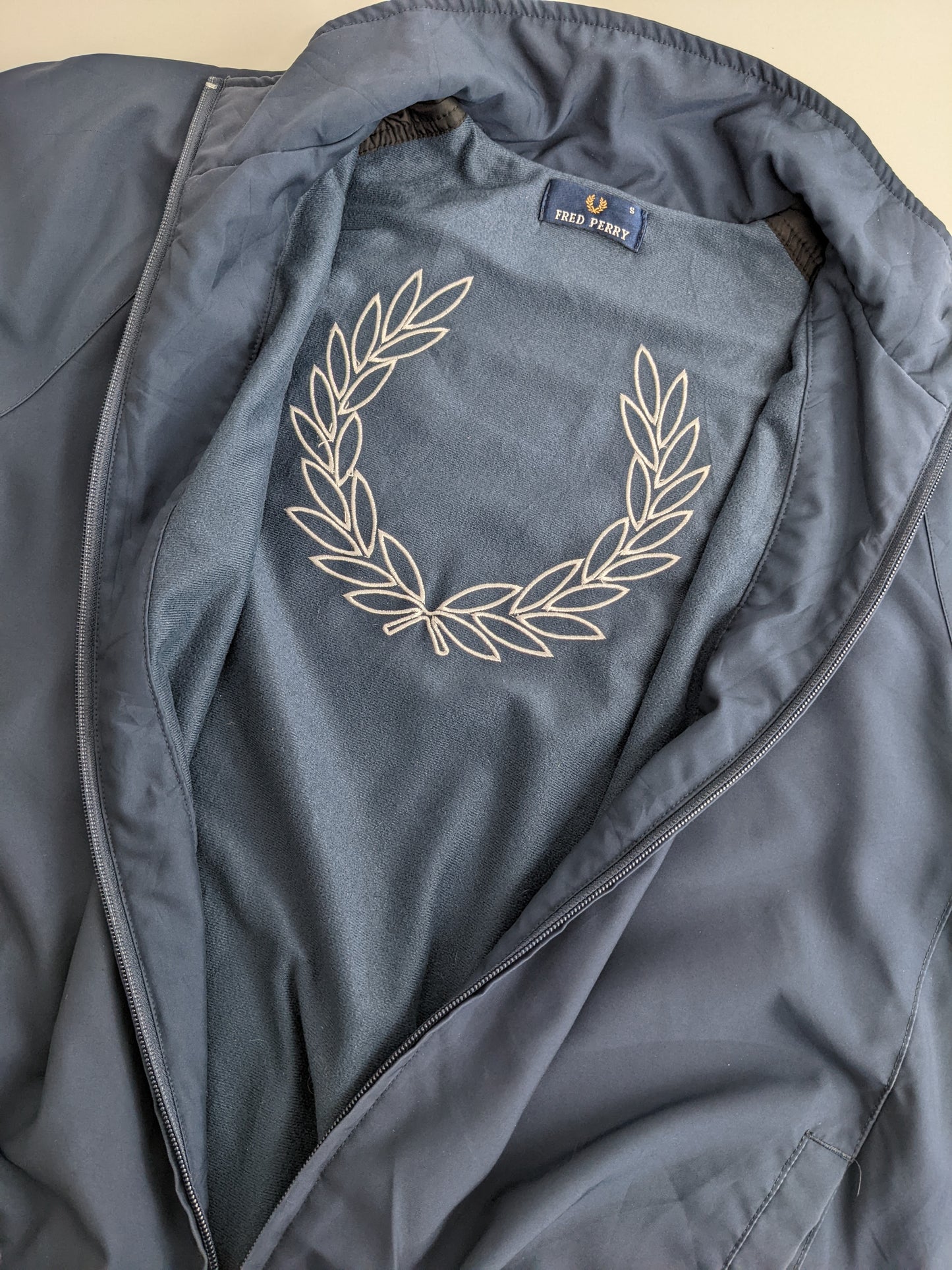 00s Fred Perry Harrington Jacket Navy S