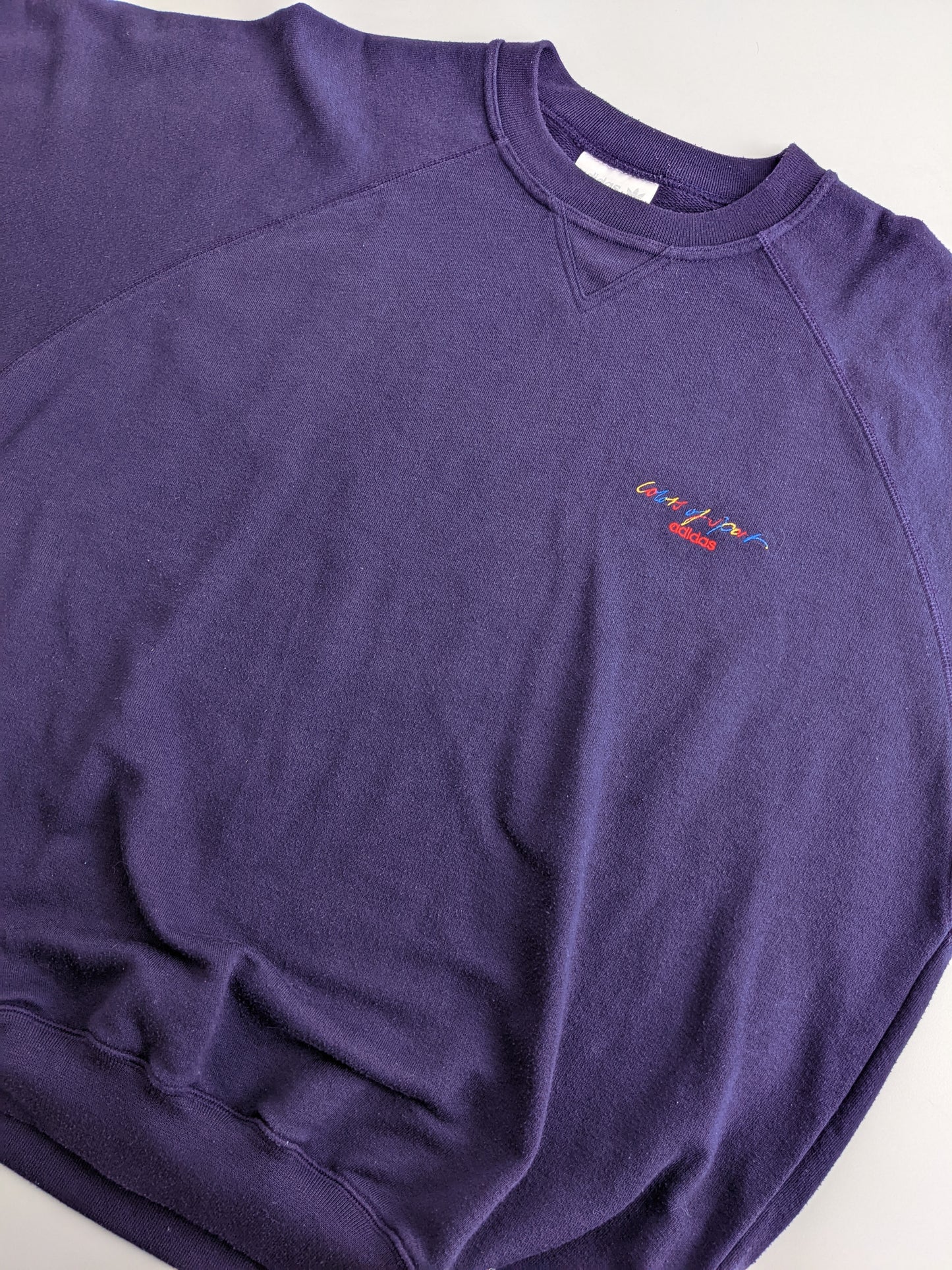 90s Adidas Sweatshirt Purple M/L