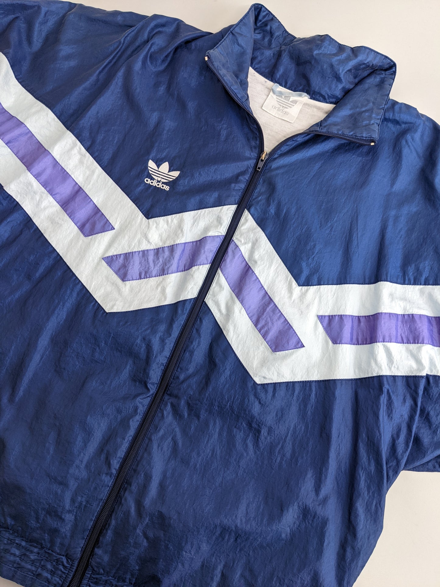 90s Adidas Trackjacket Blue Purple XL