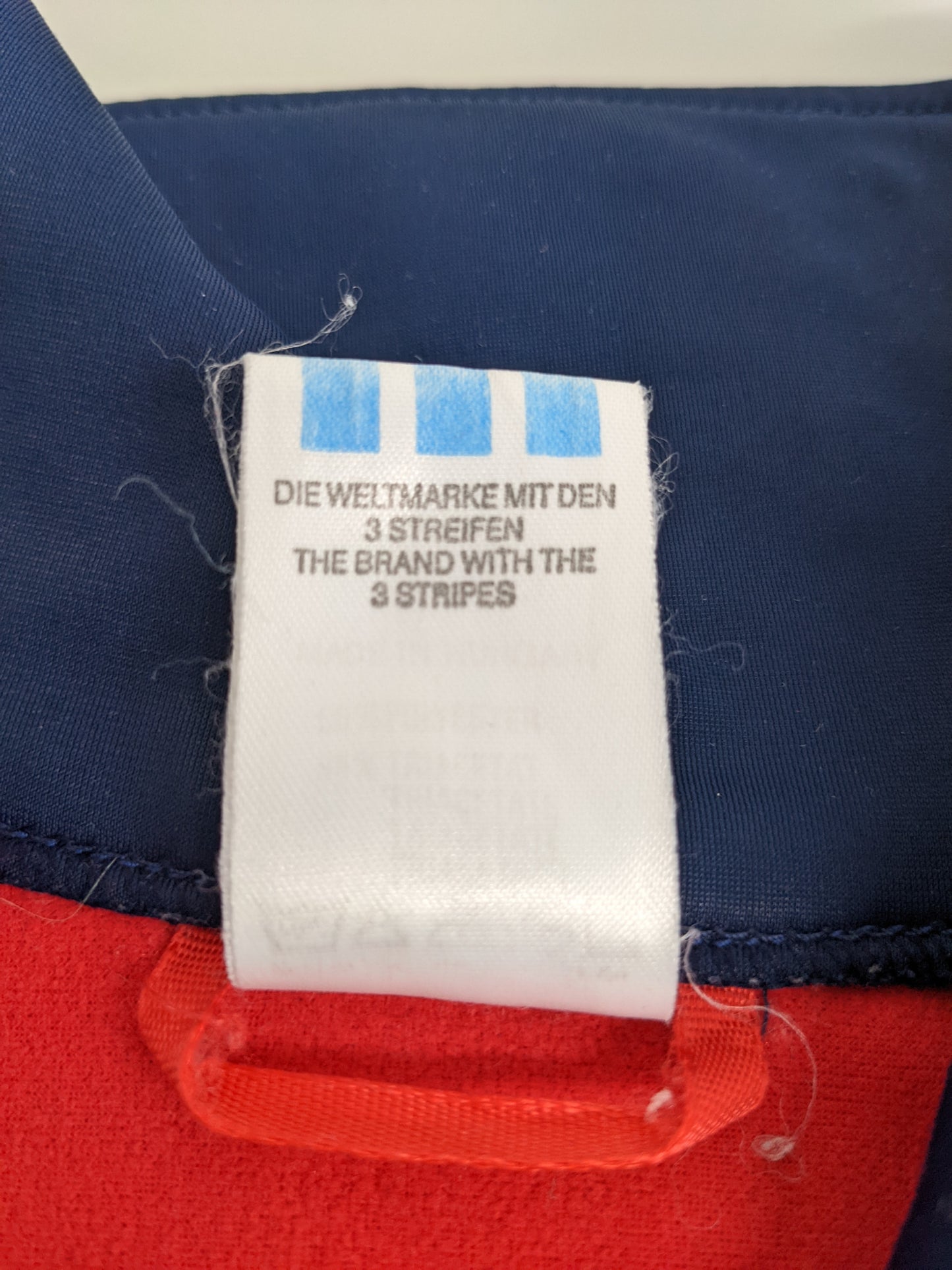 80s Adidas Trackjacket Blue Red M