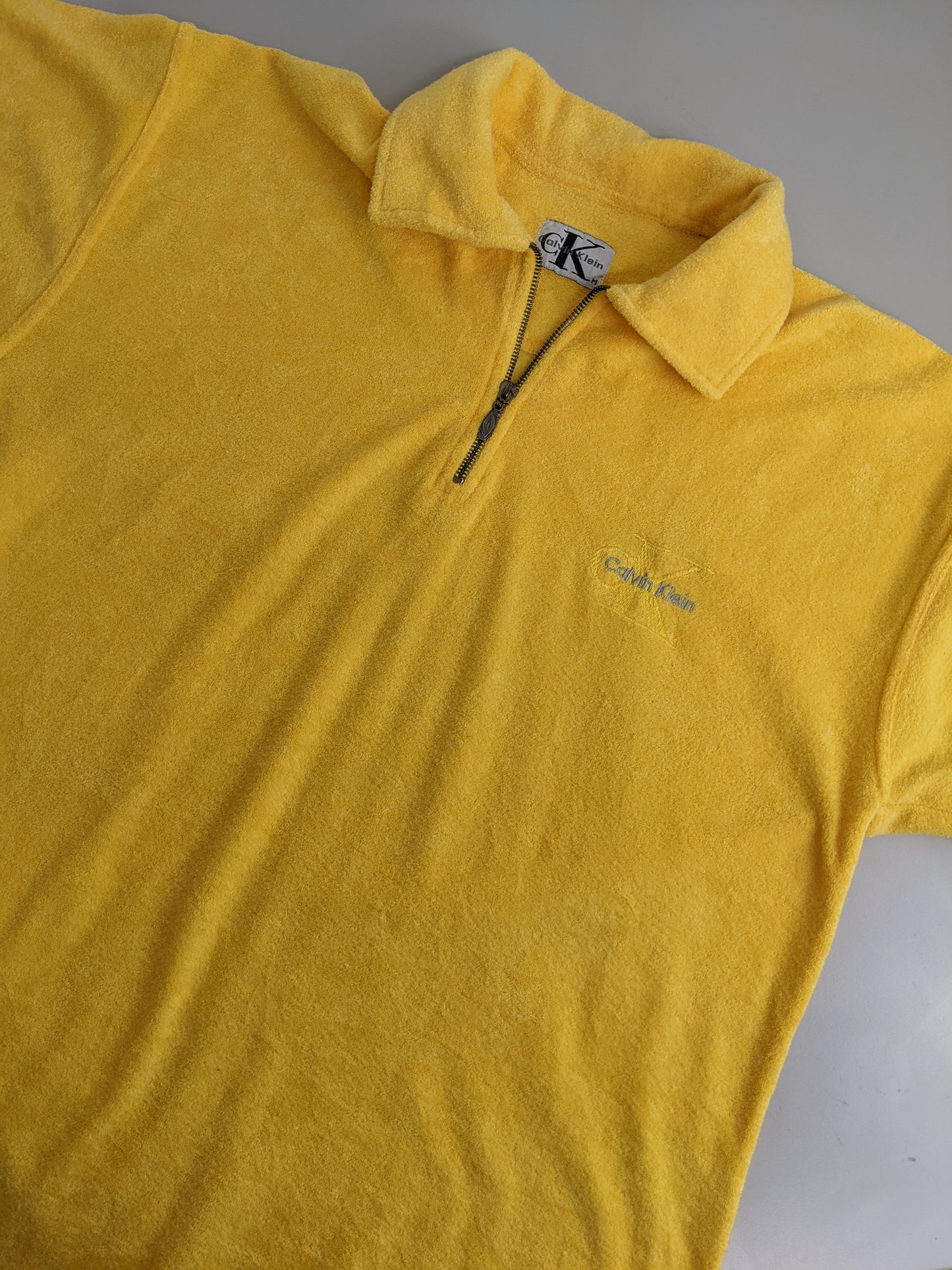 00s Calvin Klein Fleece Yellow M/L