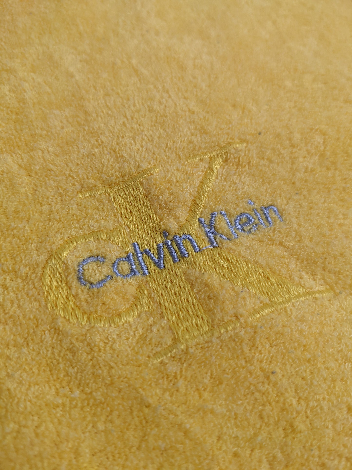 00s Calvin Klein Fleece Yellow M/L