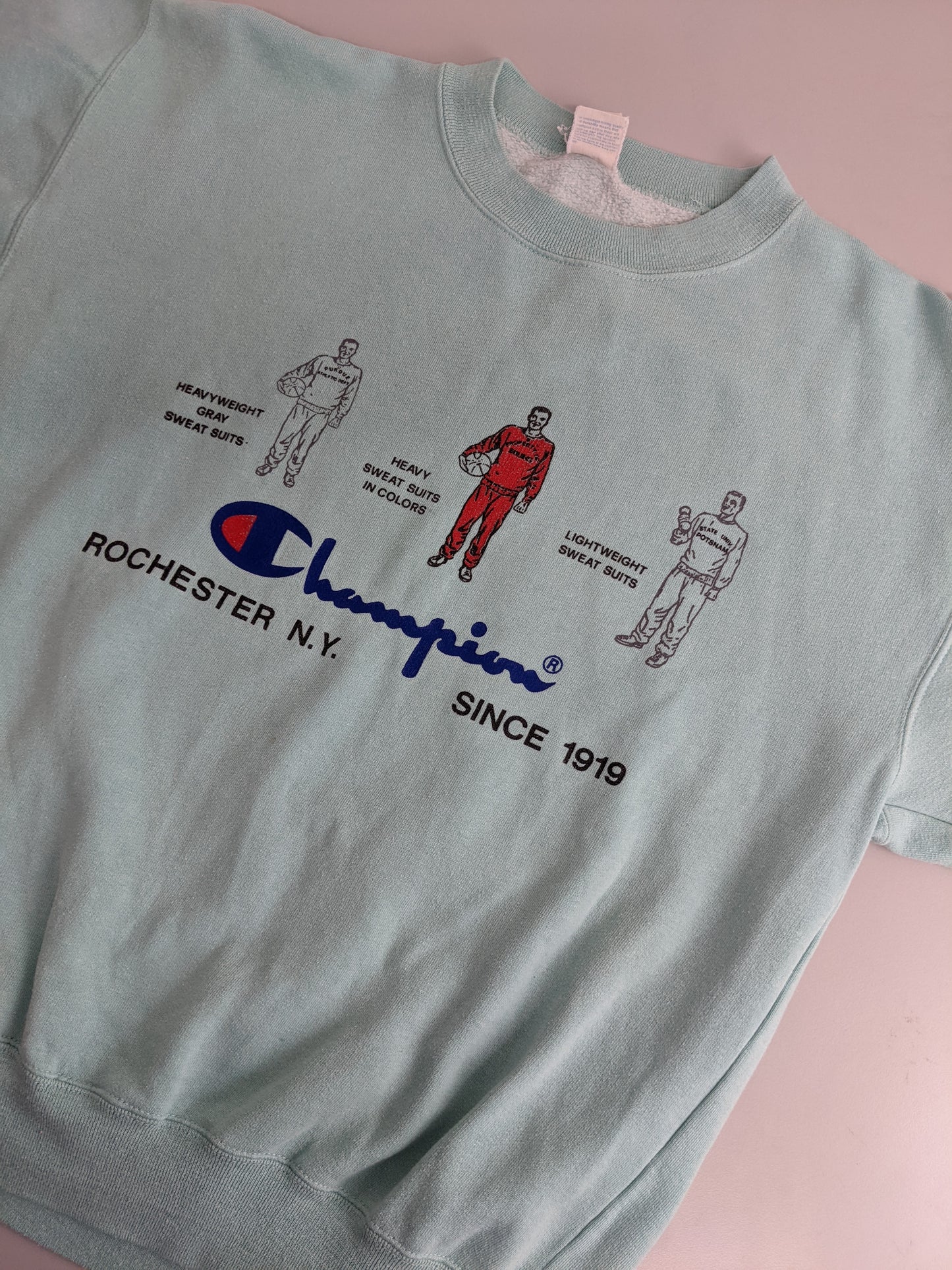 80s Champion Sweatshirt Turqoise M