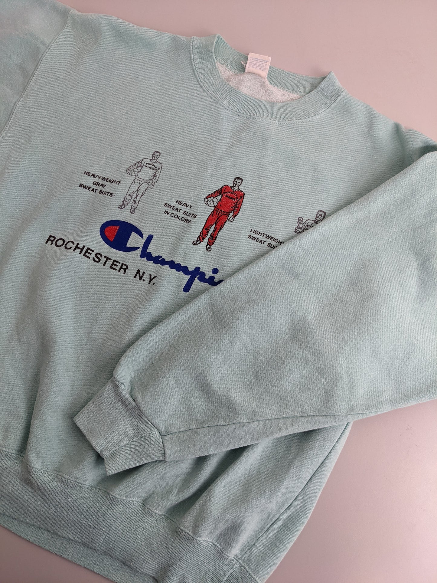 80s Champion Sweatshirt Turqoise M