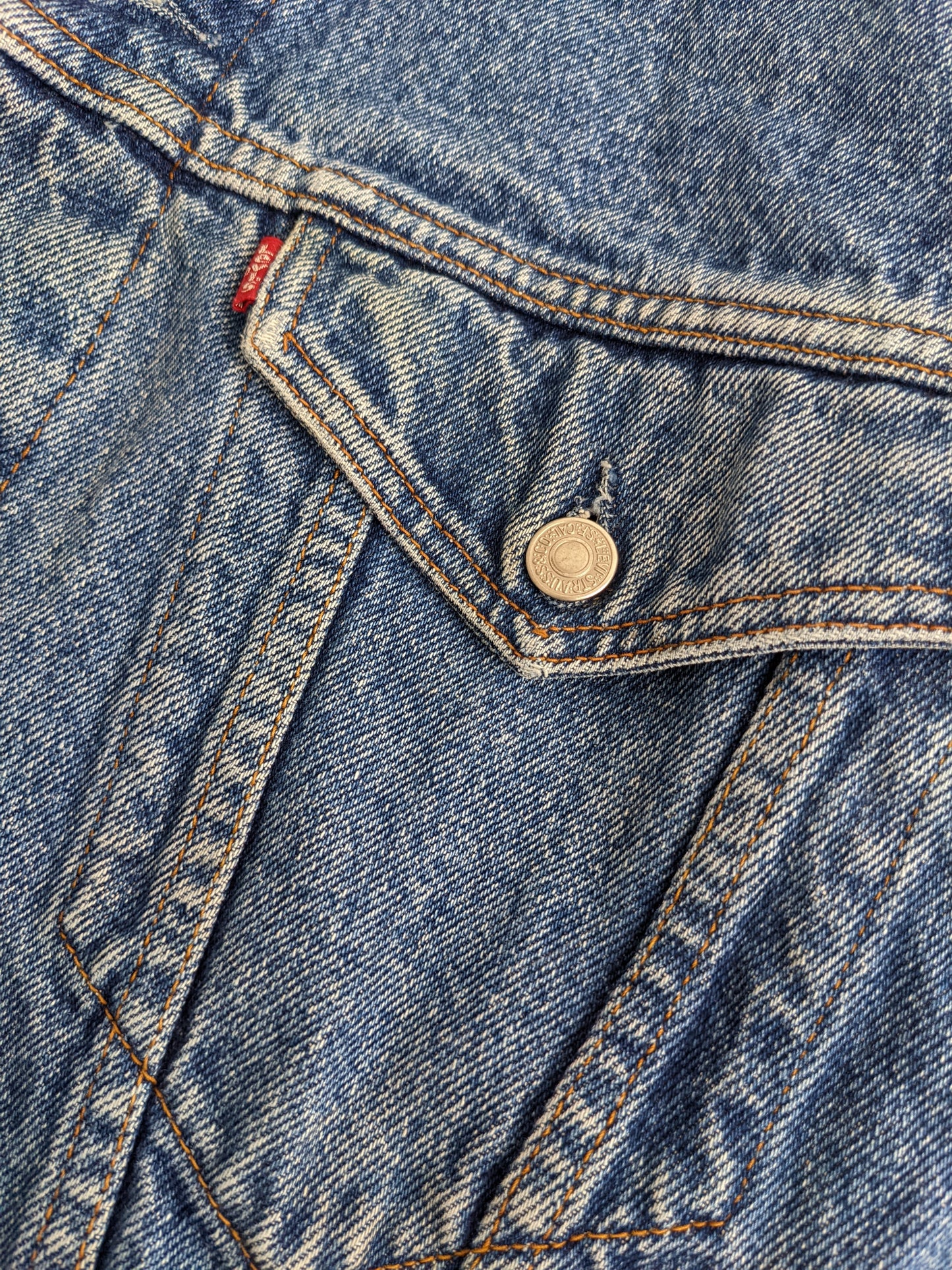 90s Levis Jeans Jacket Blue M/L