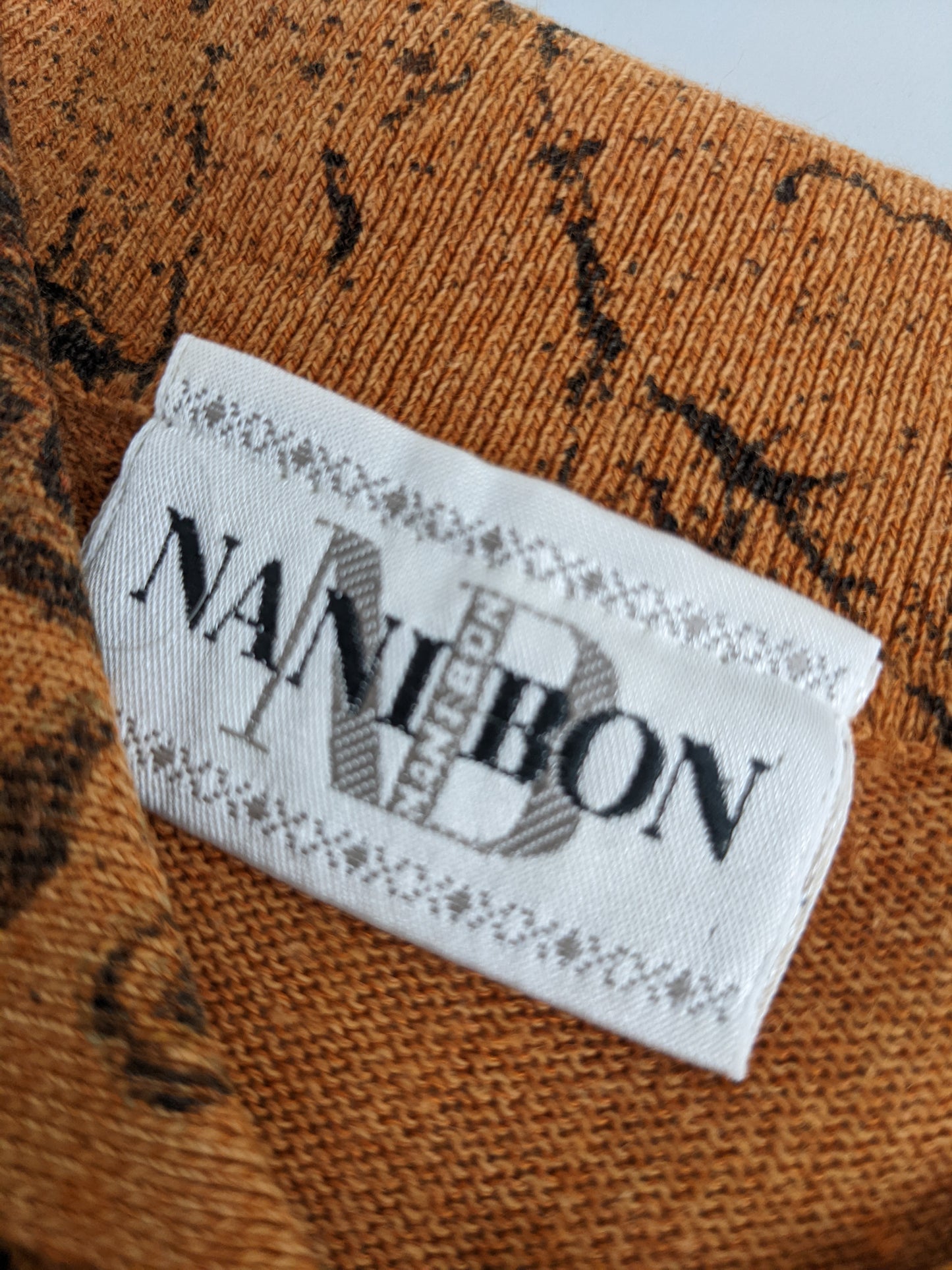 80s Nanibon Polo Brown M