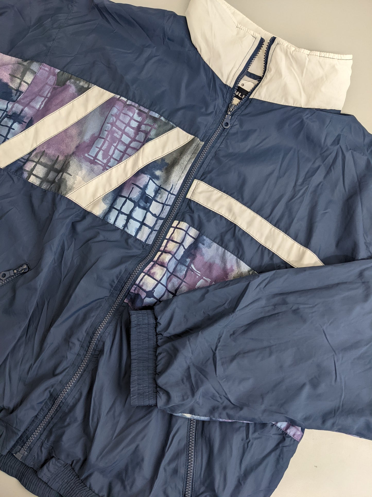 90s Unbranded Trackjacket Blue L