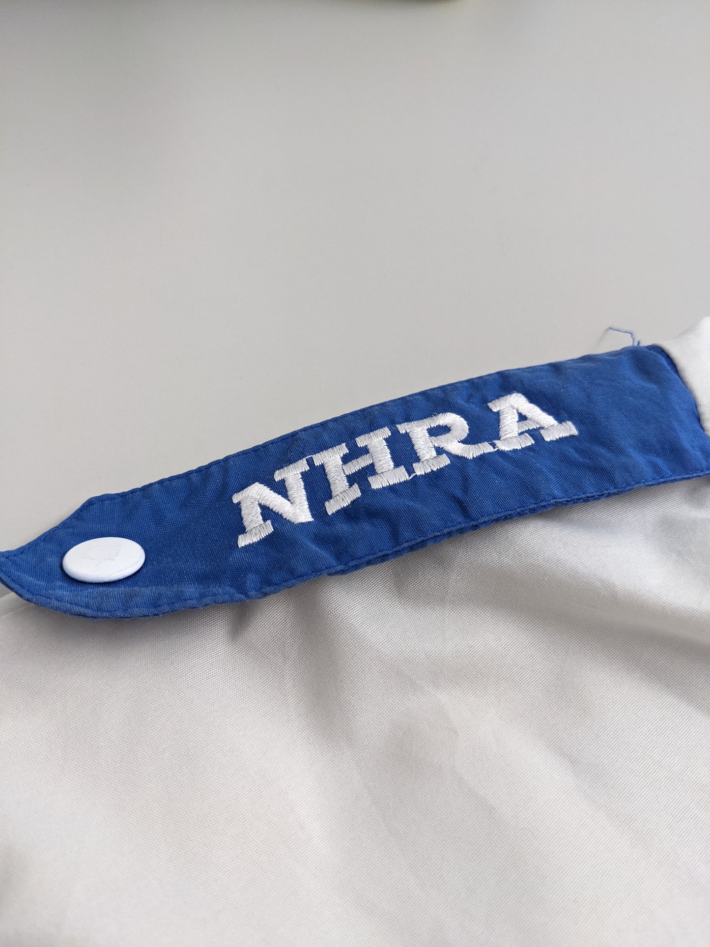 90s NHRA Winston Drag Racing Jacket Blue White M