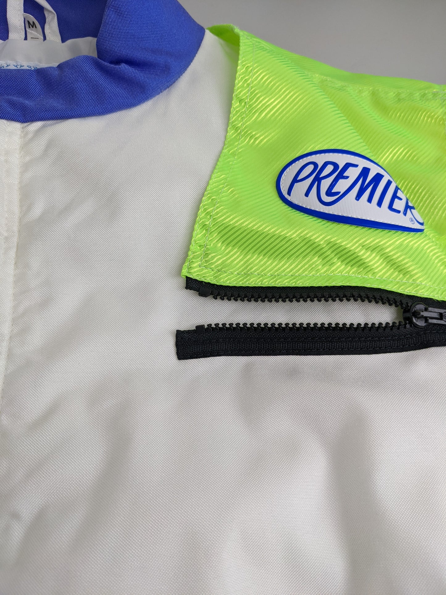 90s Blue Style Premier Dirt Demon Motocross Jacket White Purple M