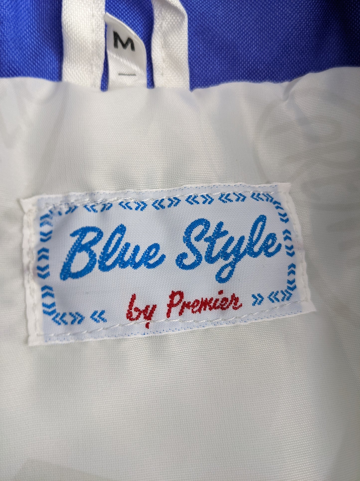 90s Blue Style Premier Dirt Demon Motocross Jacket White Purple M