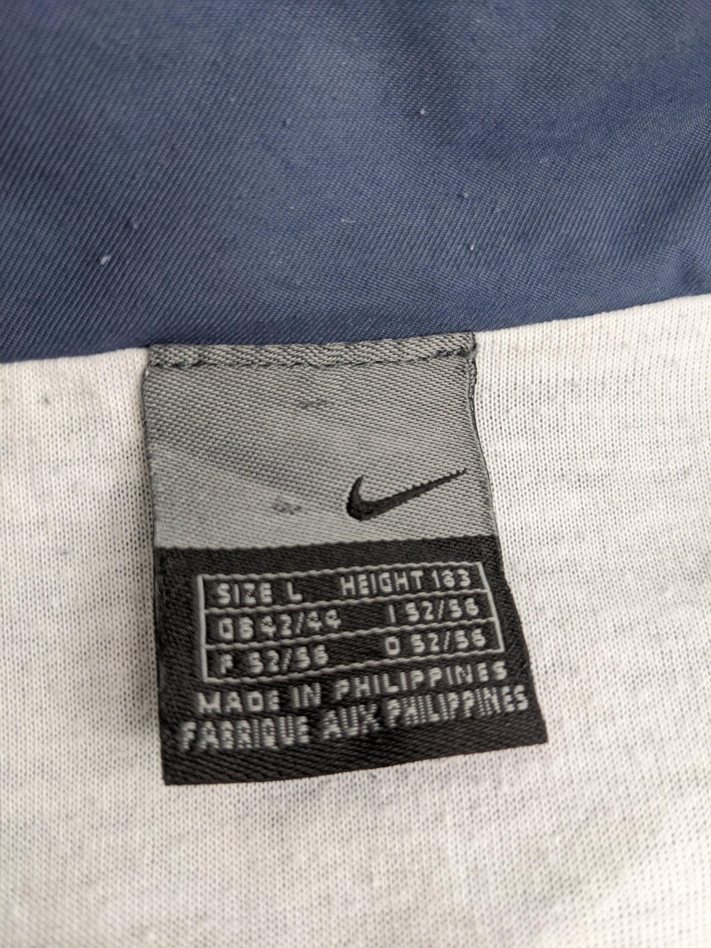 00s Nike Court Jacket White Grey L