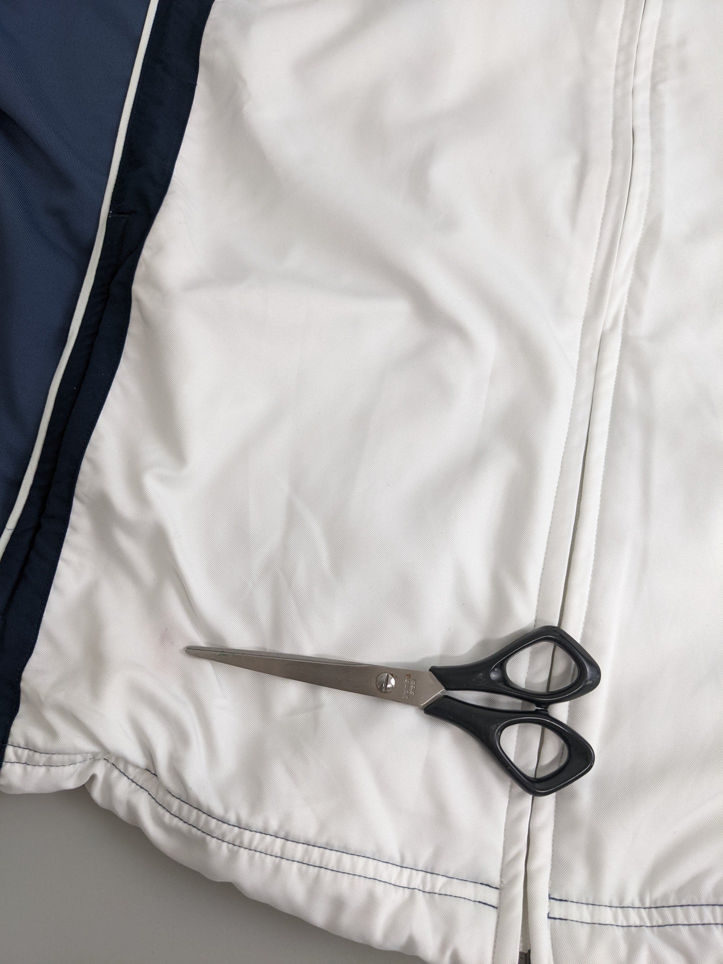 00s Nike Court Jacket White Grey L