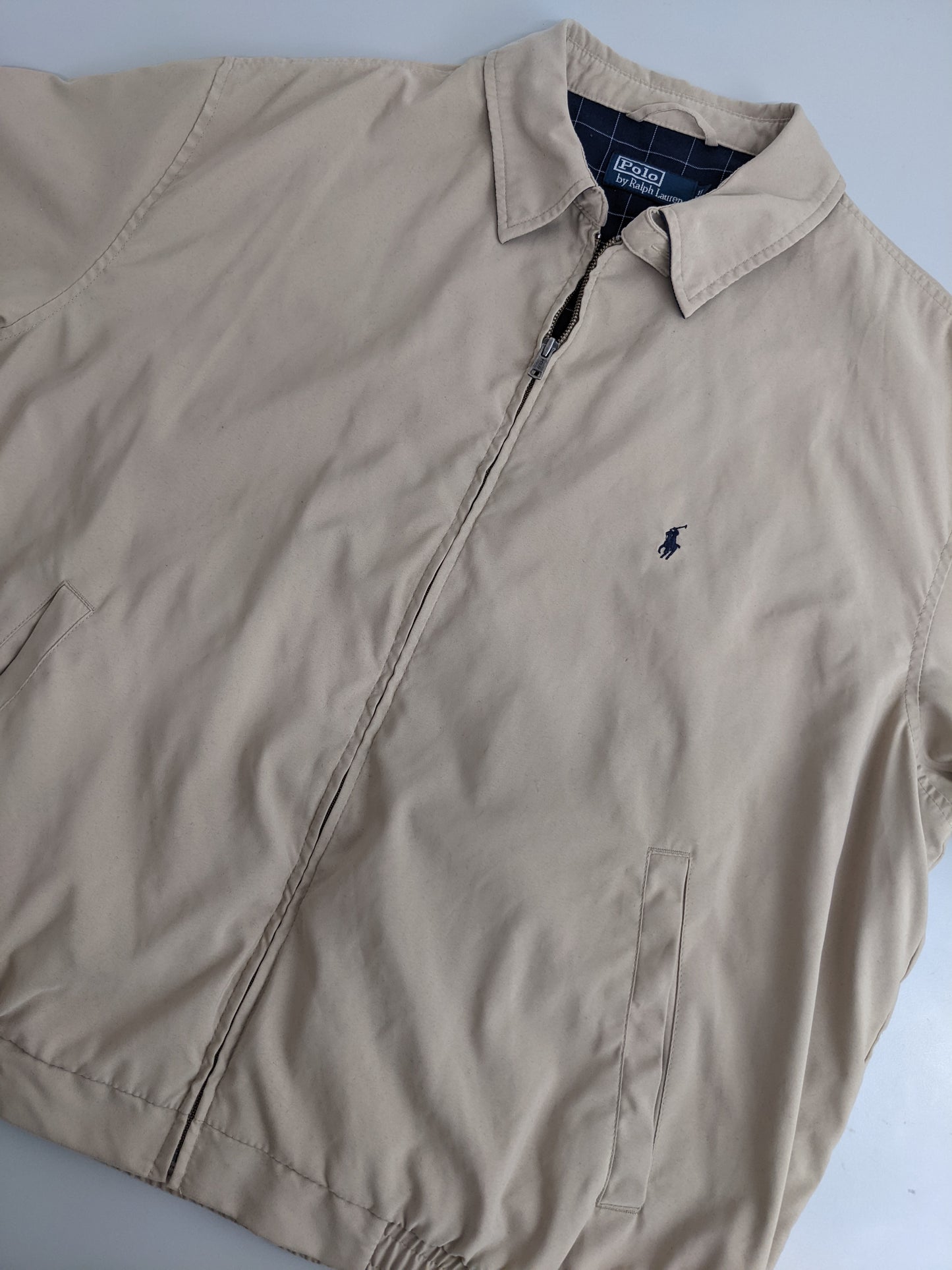 90s Polo Ralph Lauren Harrington Jacket Beige L/XL