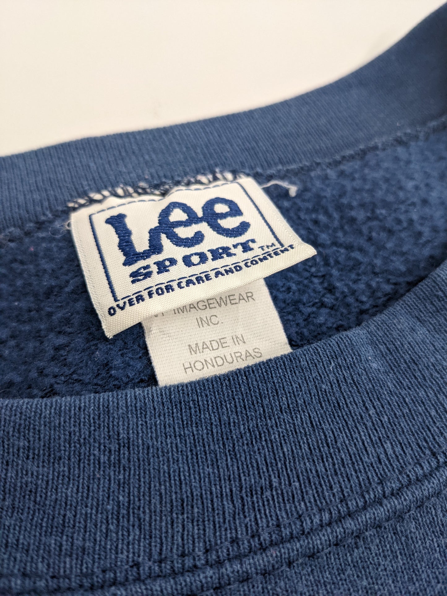 90s Lee Sport Michigan Wolverines NCAA Sweatshirt Navy XXL
