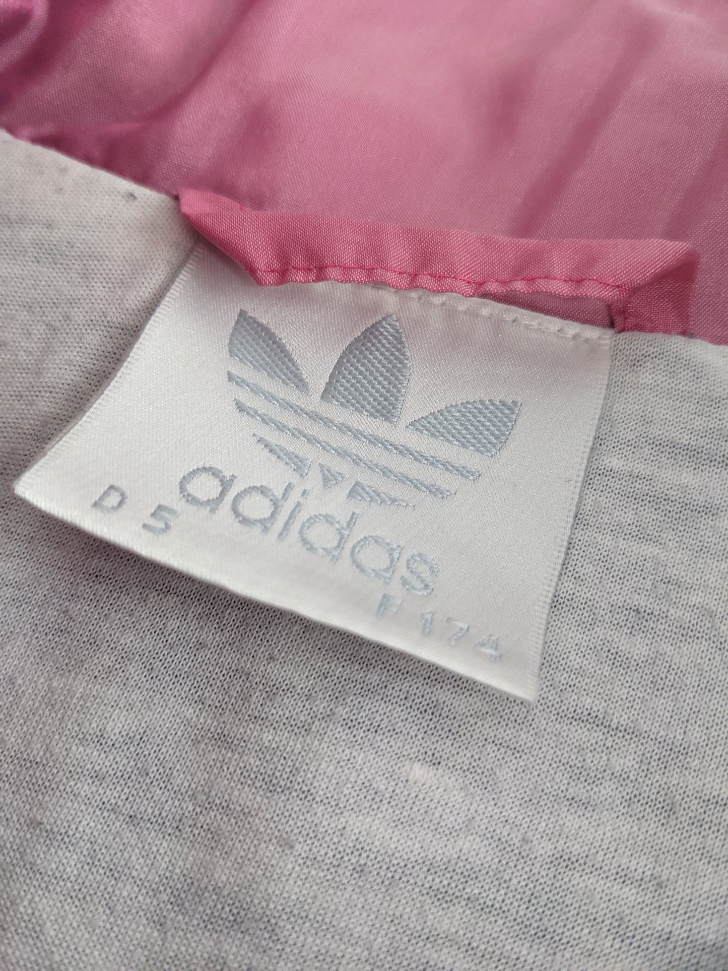 90s Adidas Trackjacket Blue Pink M