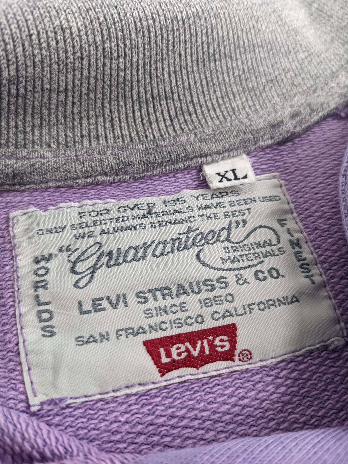 90s Levis T-Shirt Purple Grey XL