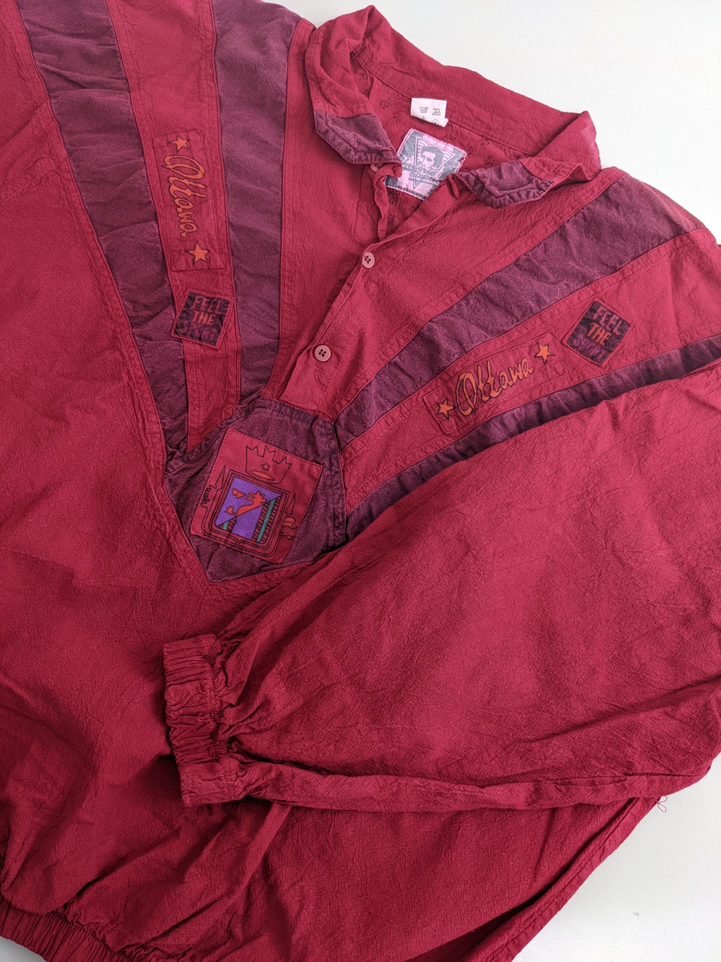 90s Valerio Roselli Shirt/Longsleeve Red L
