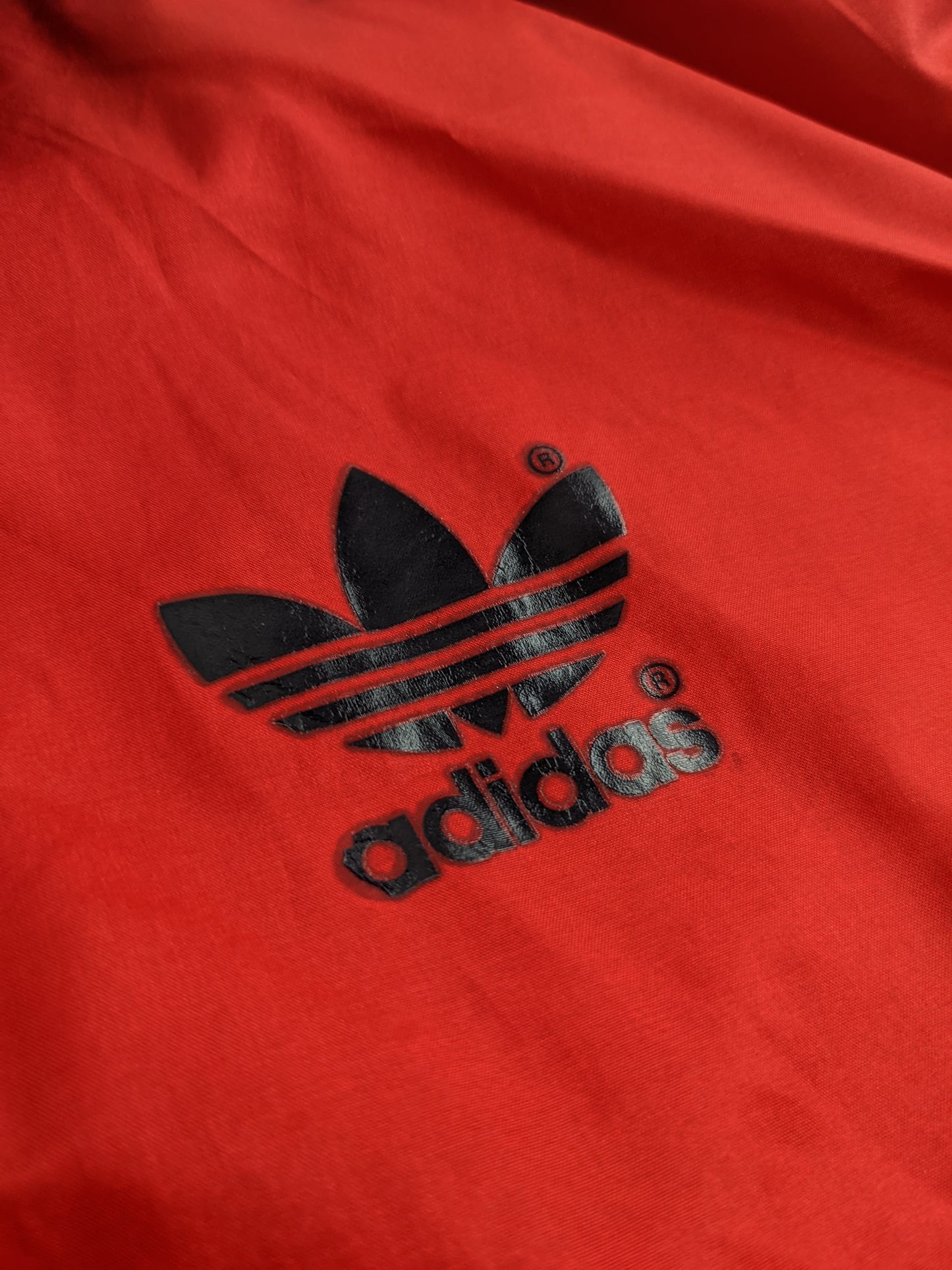 90s Adidas Trackjacket Red Green M