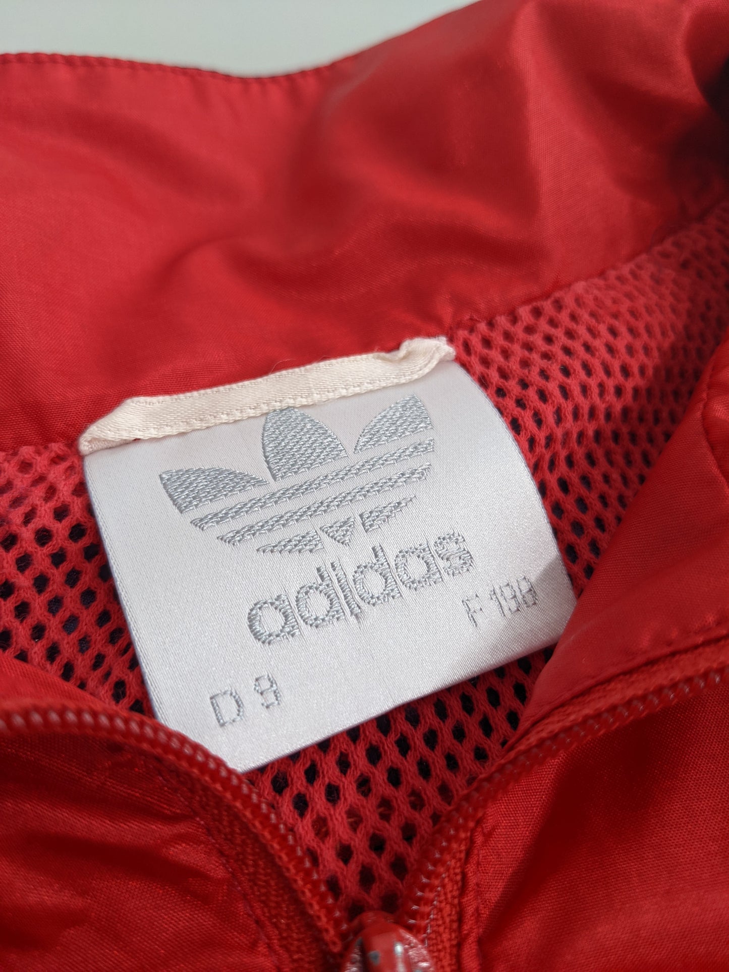 90s Adidas Trackjacket Red Green M