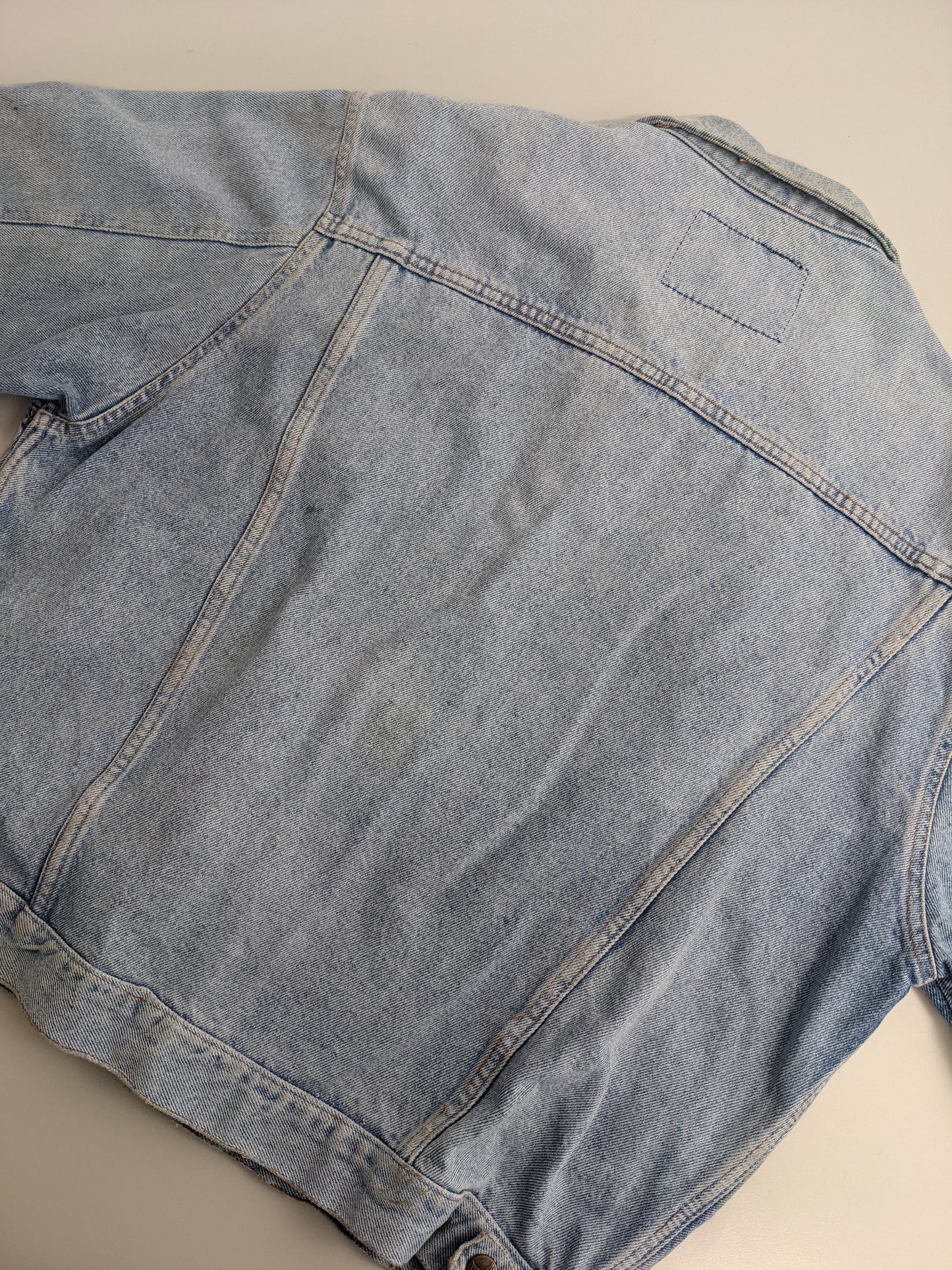 90s Avirex Jeans Jacket Blue M