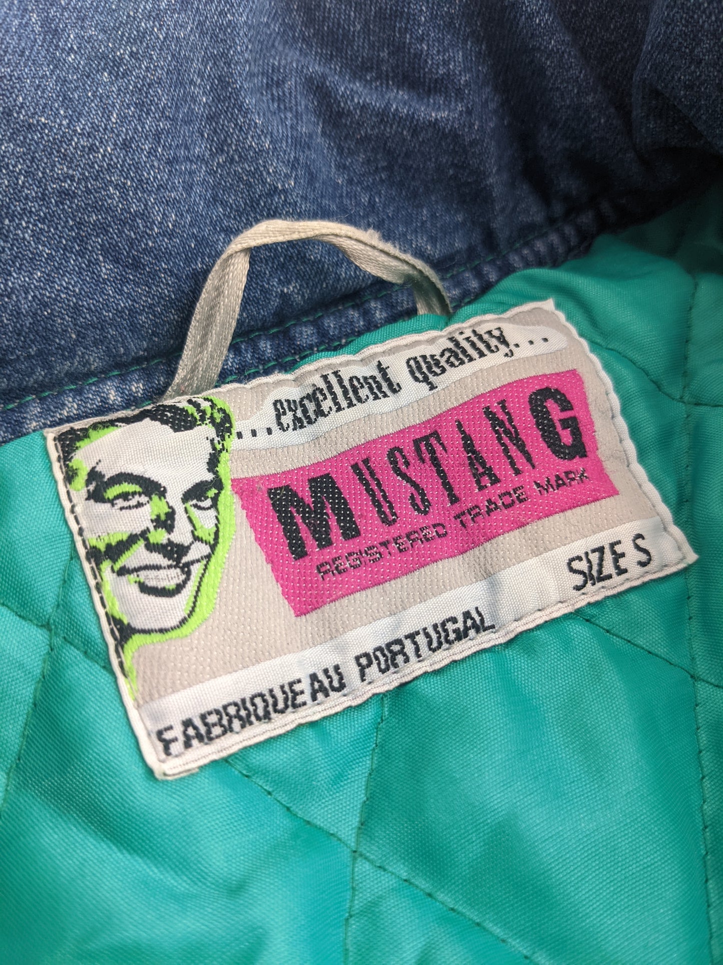 90s Mustang Jeans Jacket Blue M