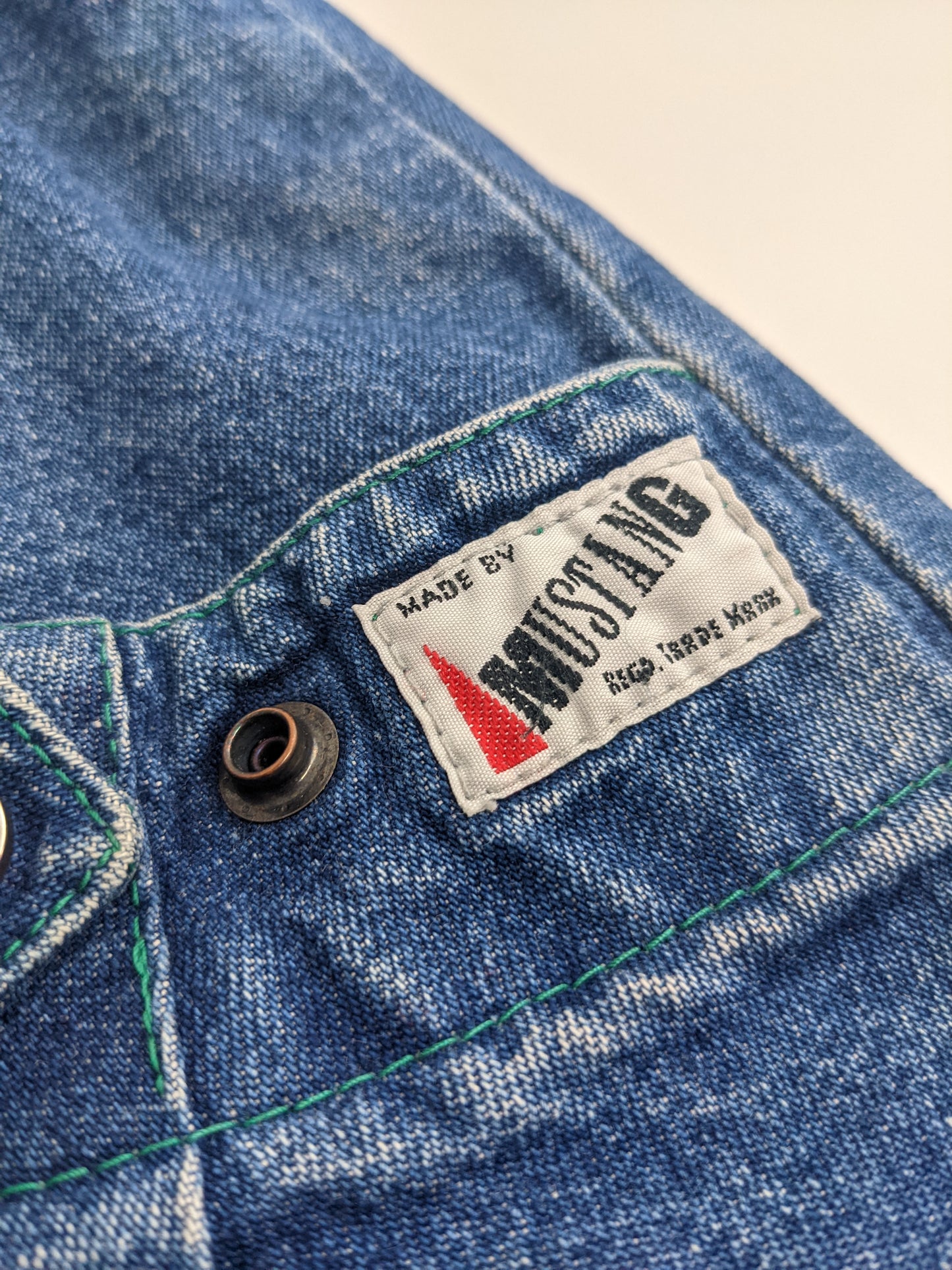 90s Mustang Jeans Jacket Blue M