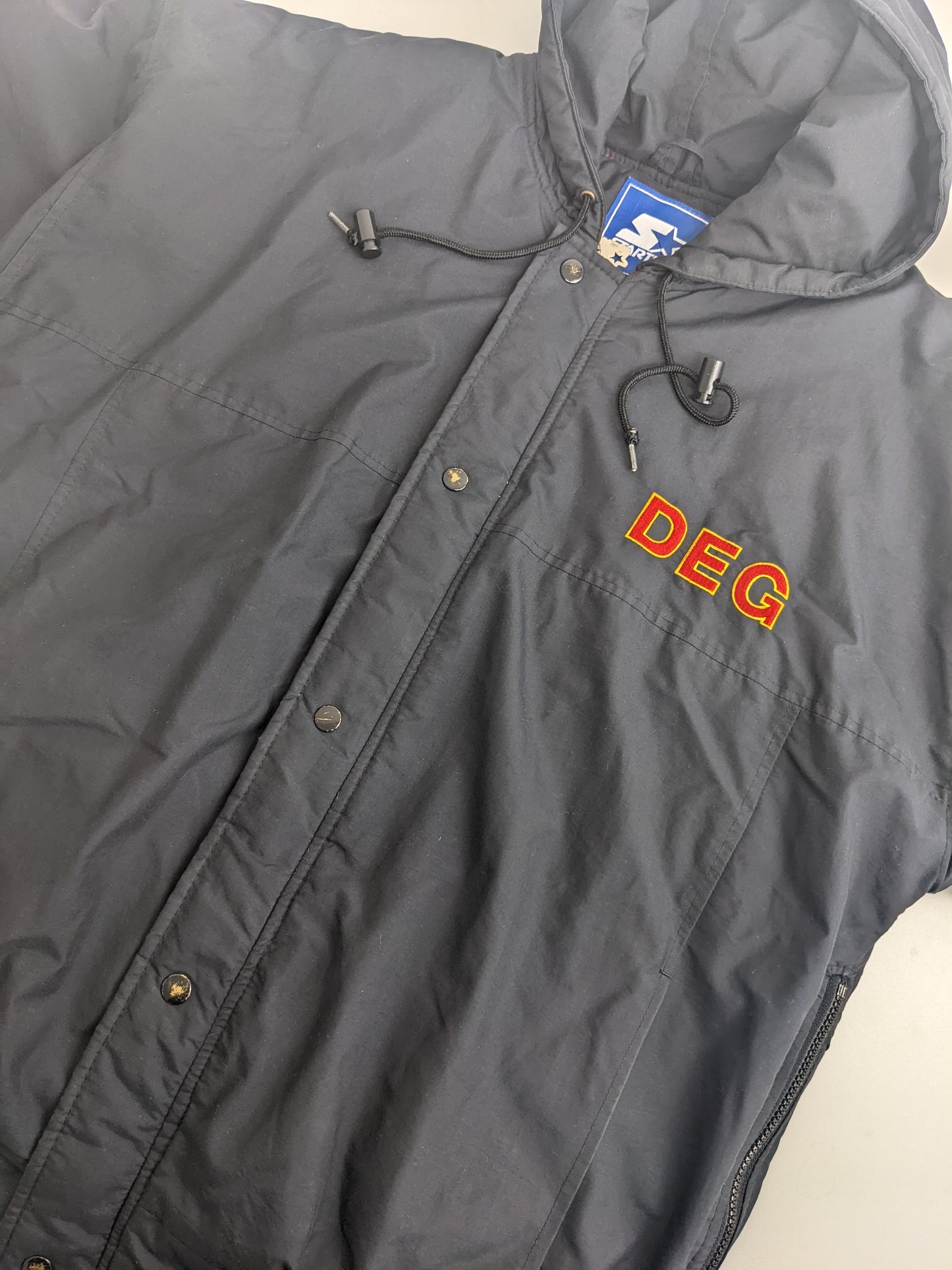 90s Starter DEG Düsseldorf Icehockey NHL Jacket Black M