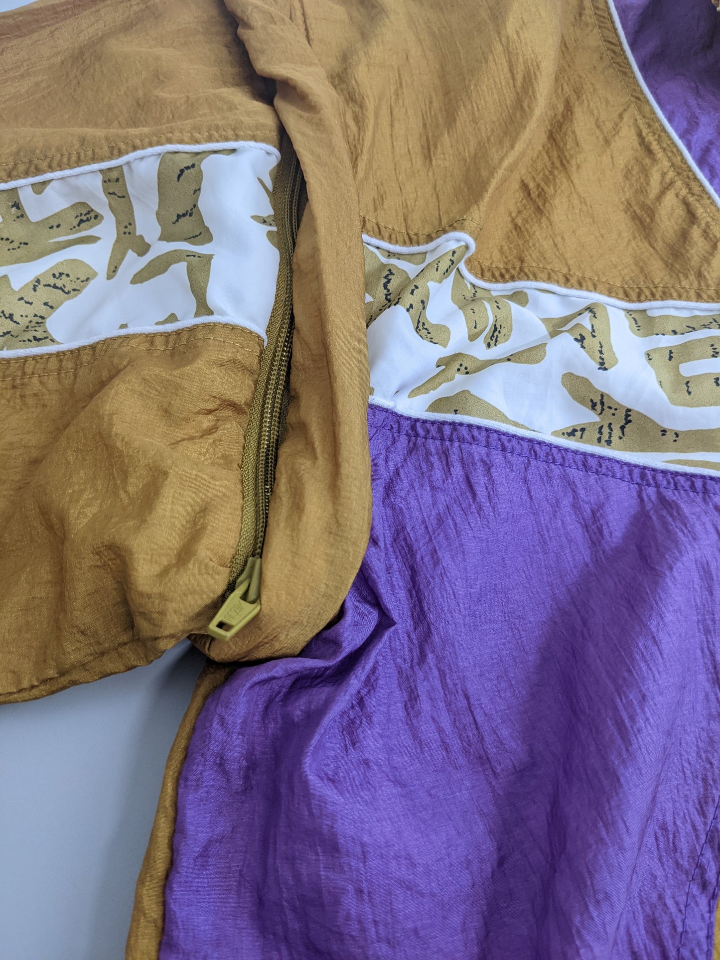 80s Ellesse Trackjacket Yellow Purple XL