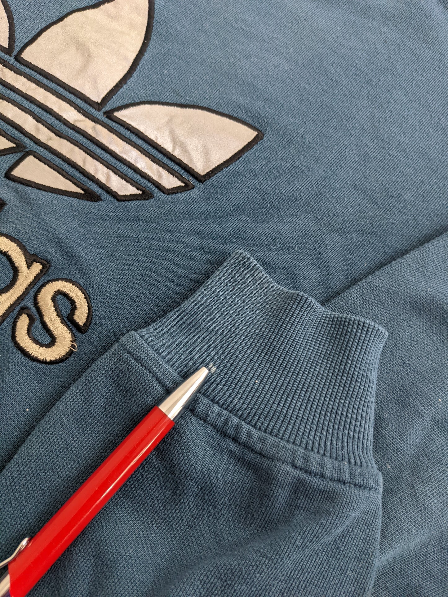 90s Adidas Sweatshirt Blue M