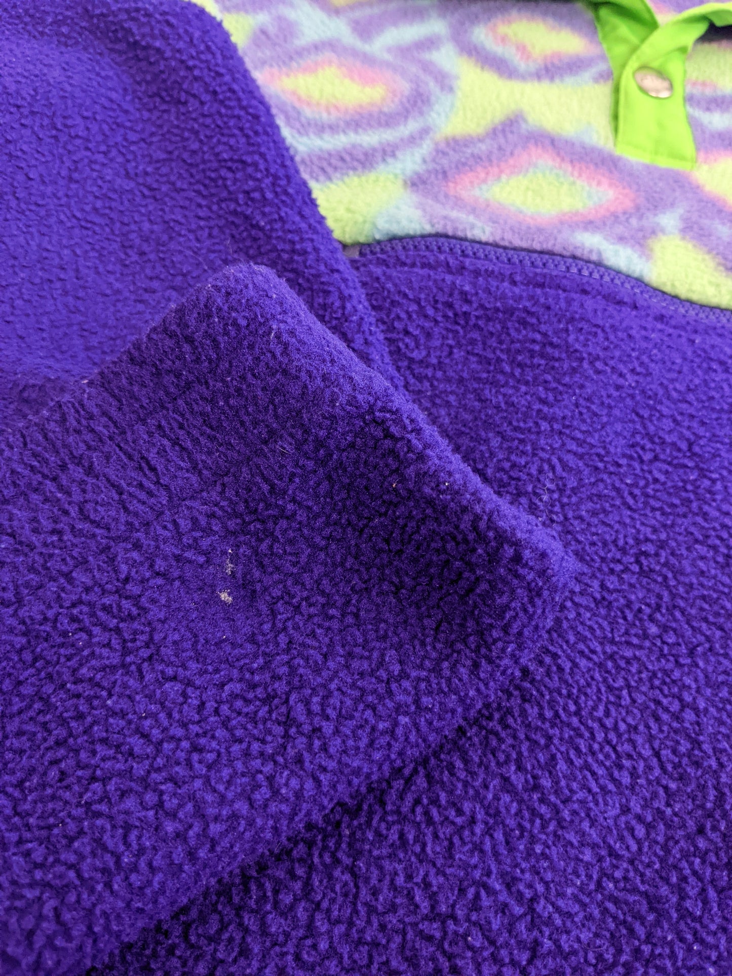 90s FILA Magic Line Fleece Purple Neon L