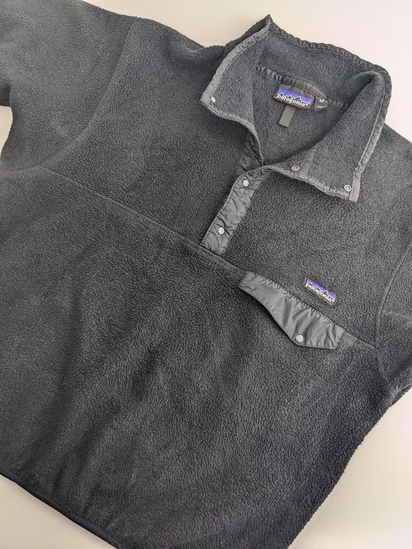 90s Patagonia Fleece Black S/M